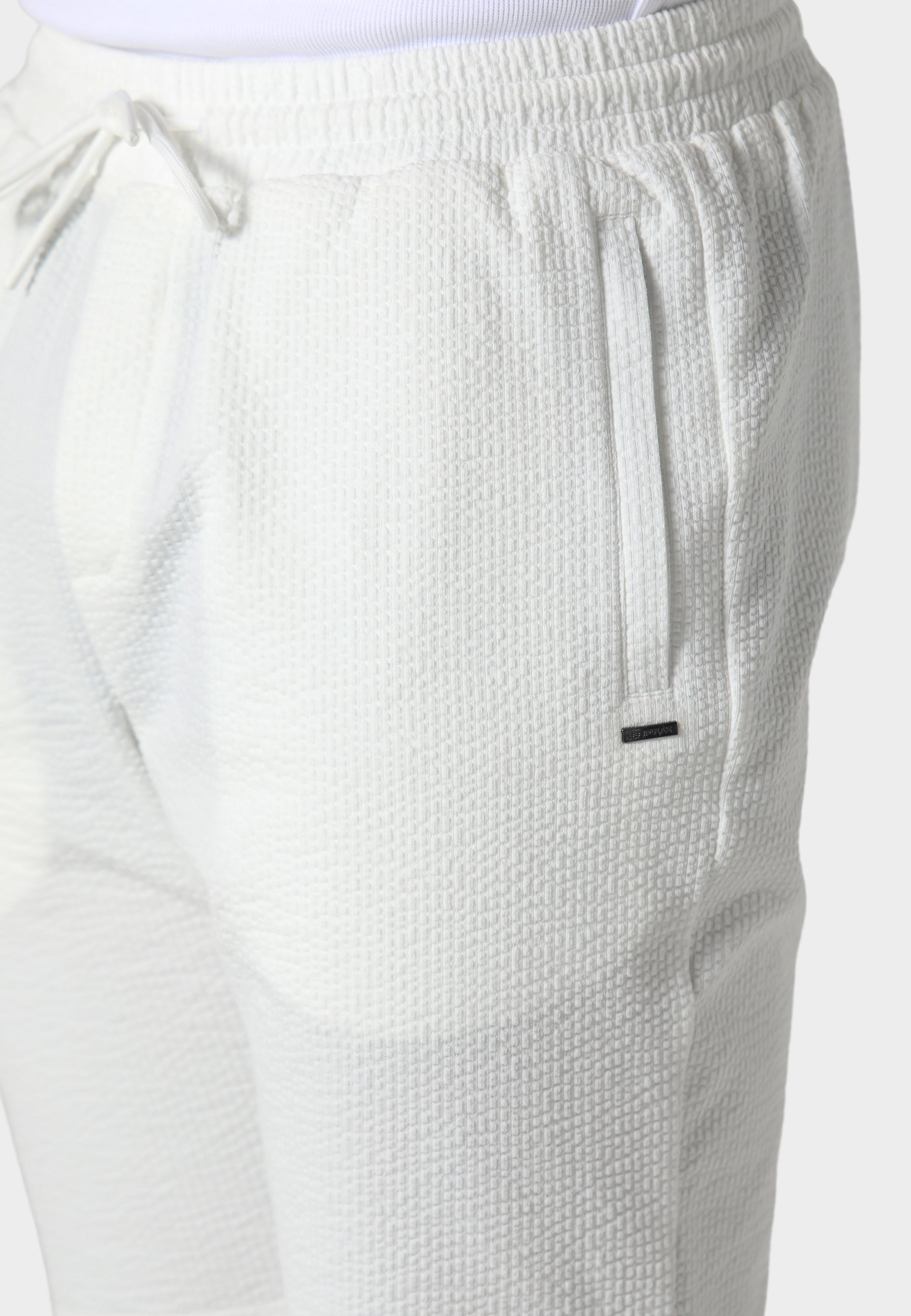 Picton White Jog Shorts