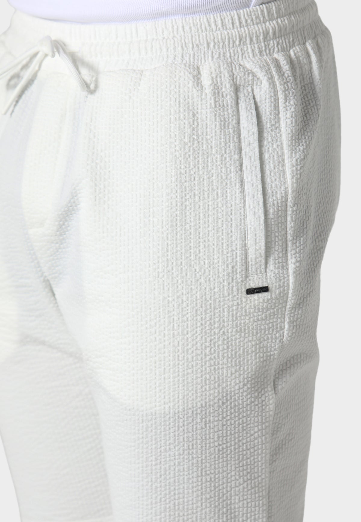 Picton White Jog Shorts