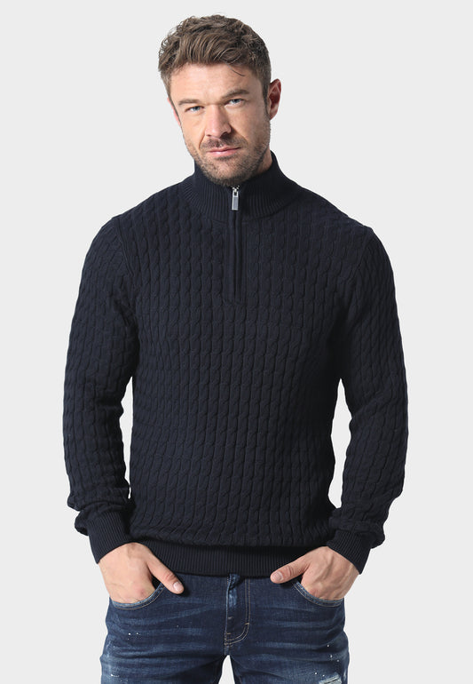 Portie Navy Knitwear
