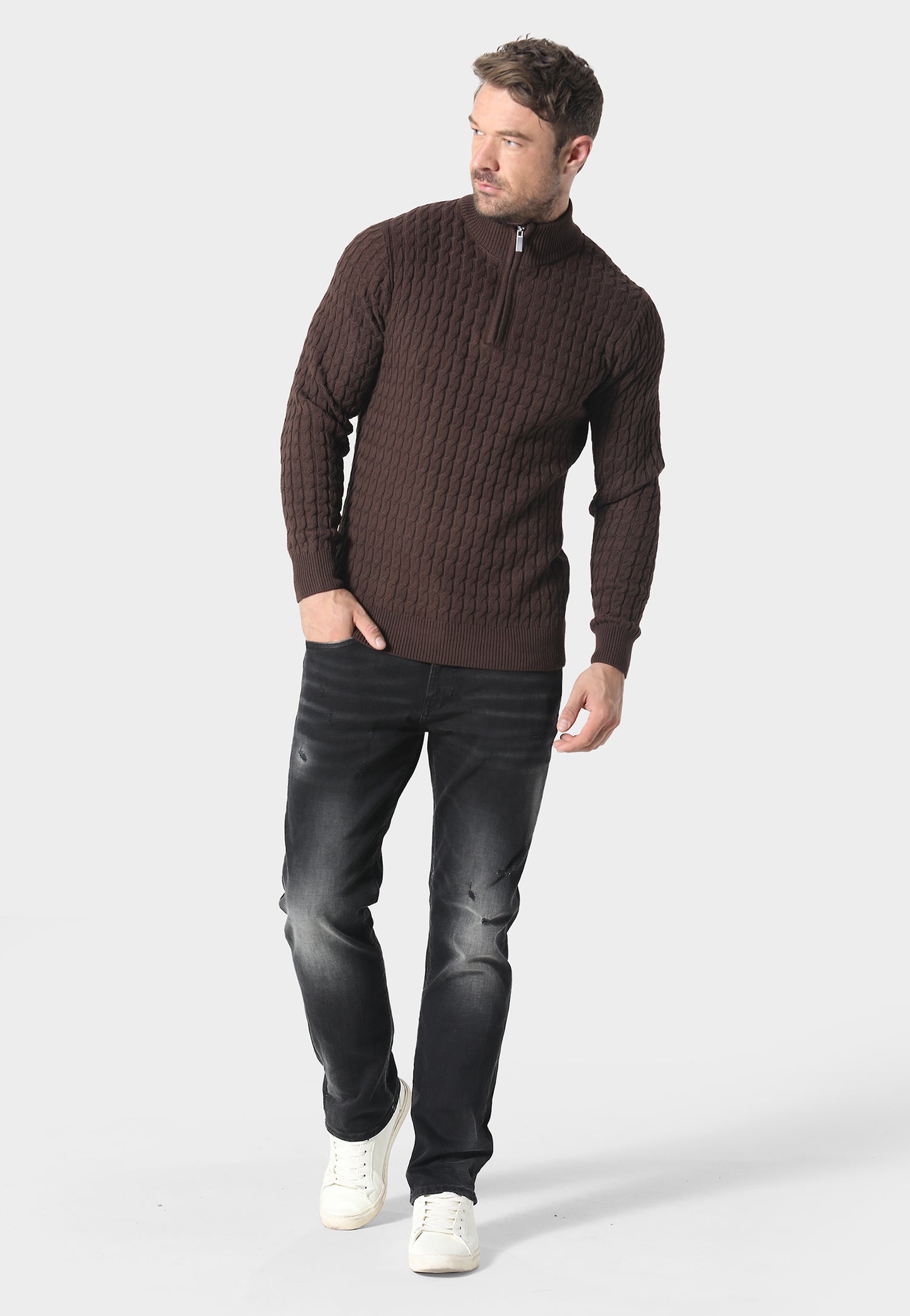 Portie Brown Knitwear