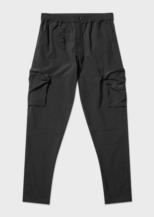 Rainor Black Cargo Pants