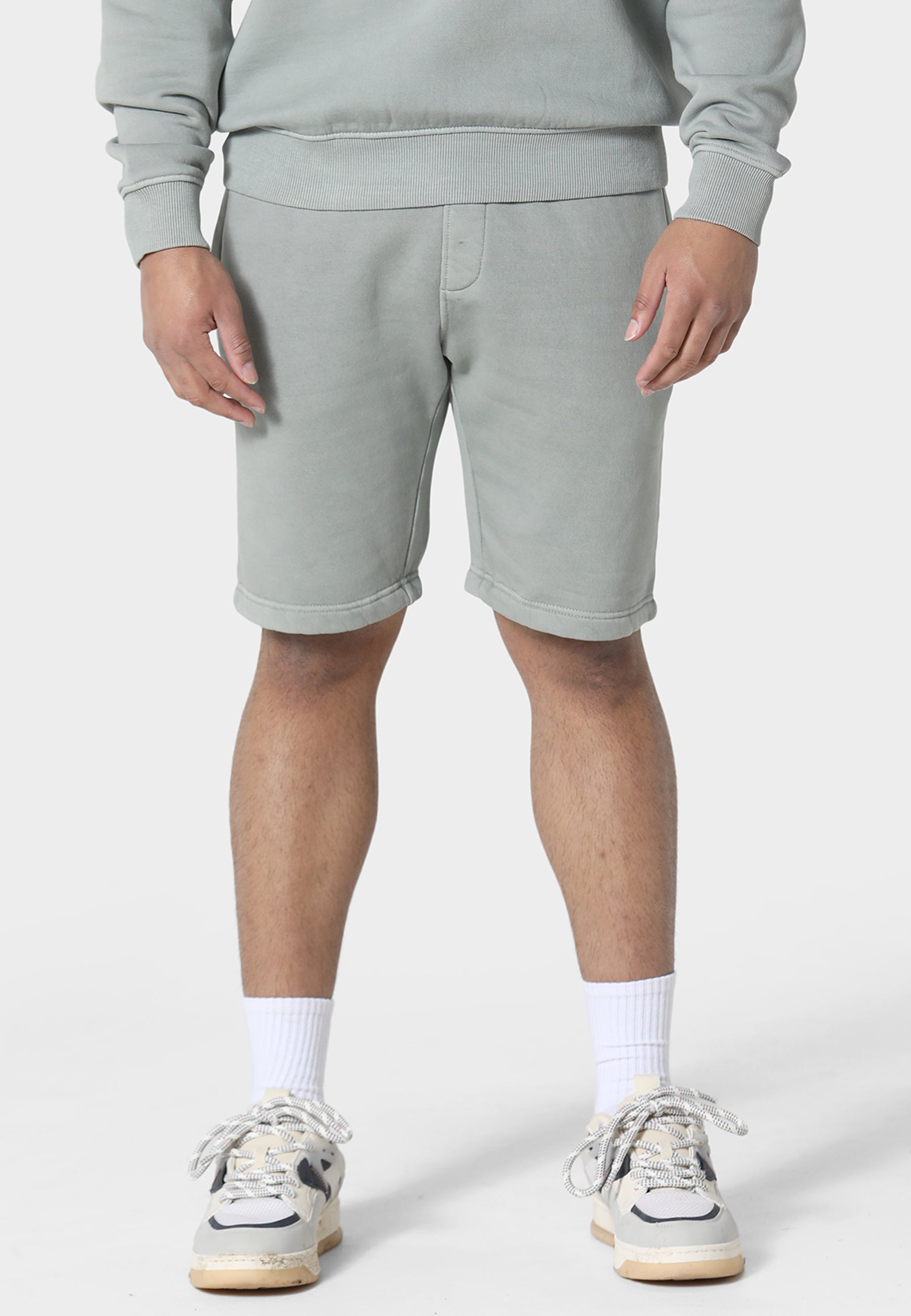 Ranto Cool Grey Jog Shorts