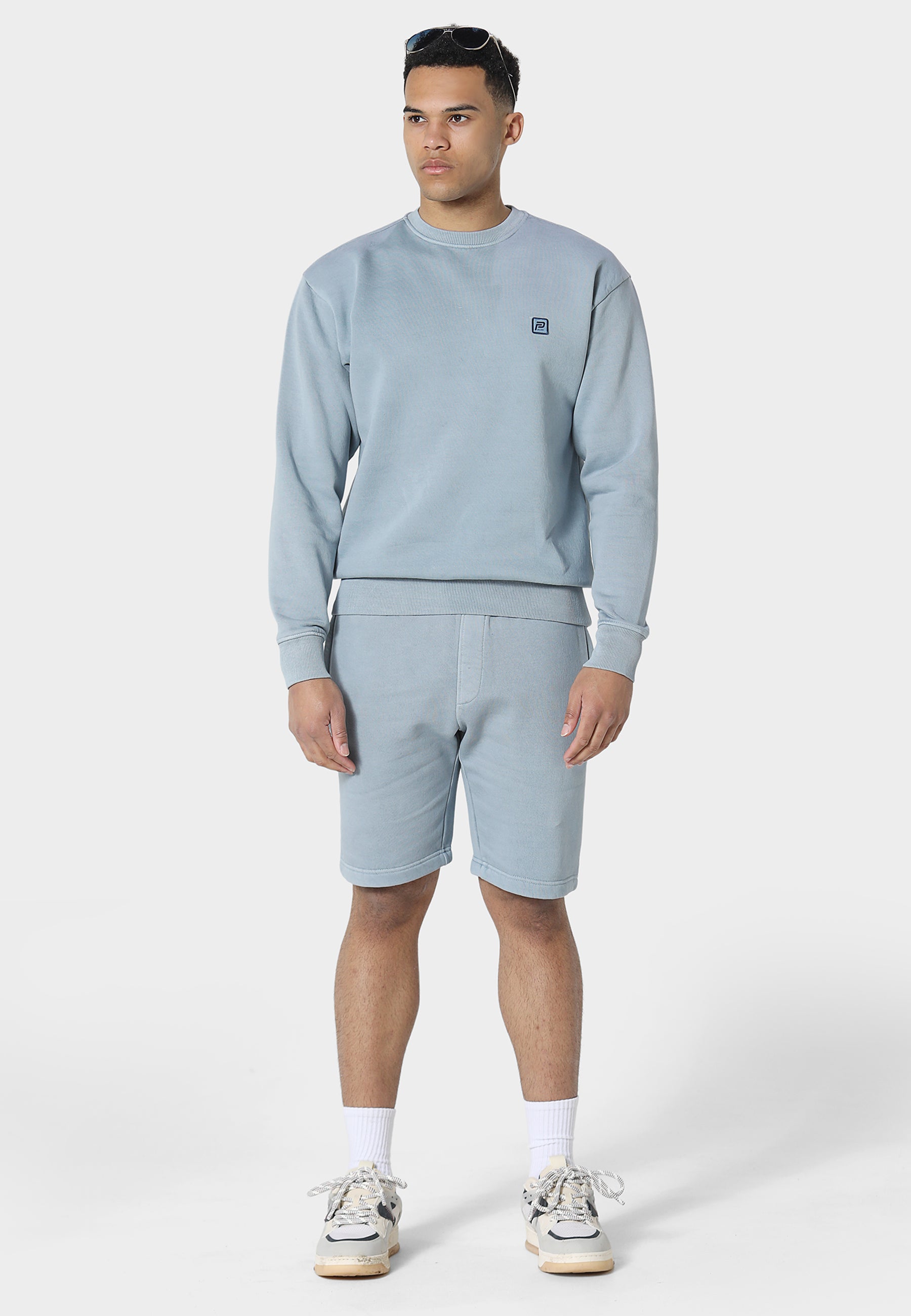 Ranto Soft Chambray Jog Shorts