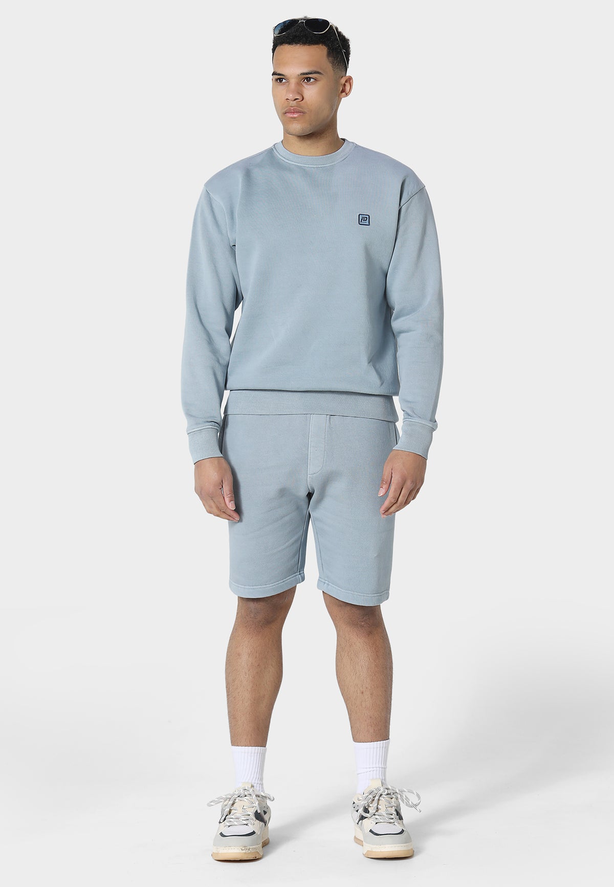 Ranto Soft Chambray Jog Shorts