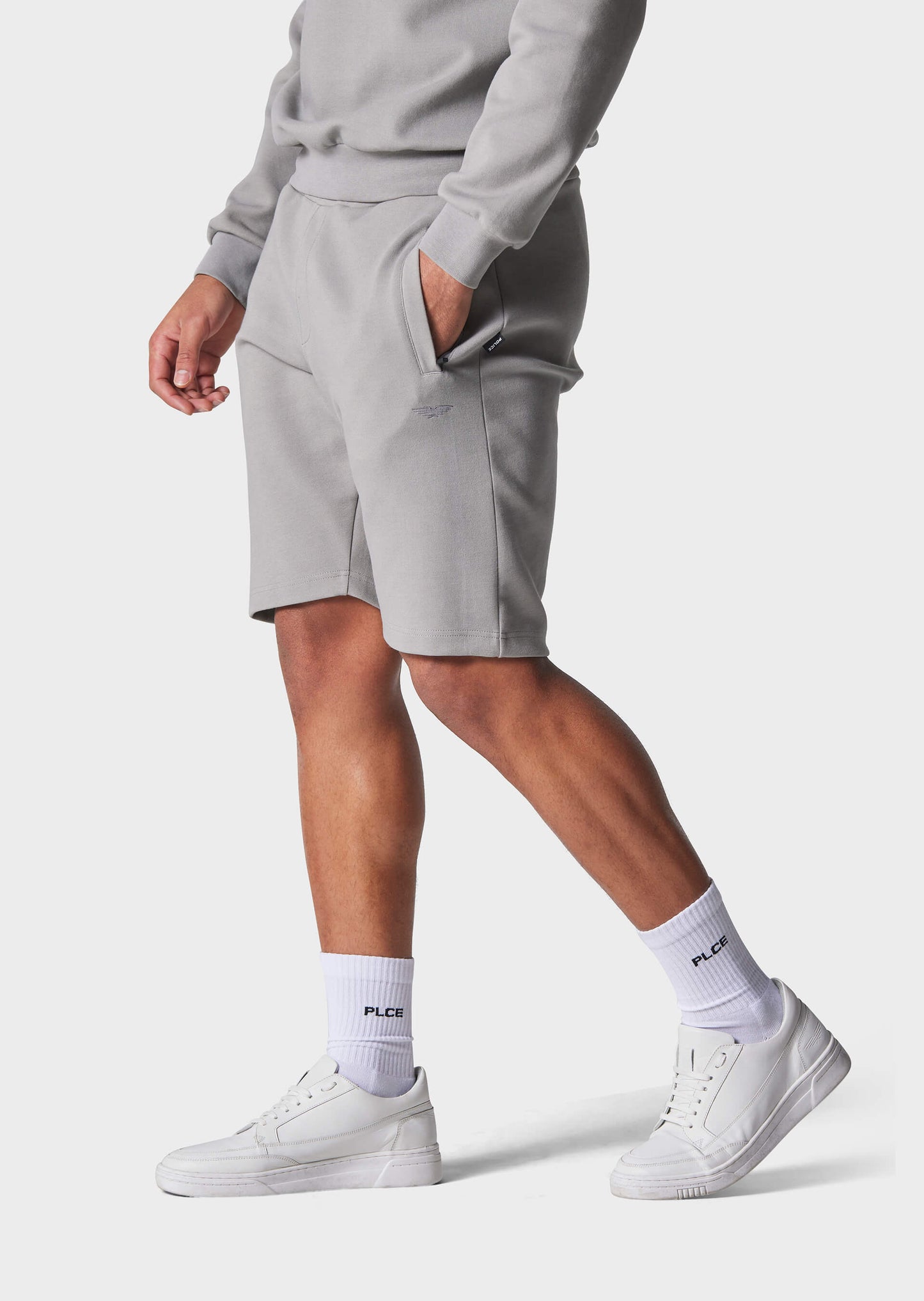 Remia Stone Grey Jog Shorts