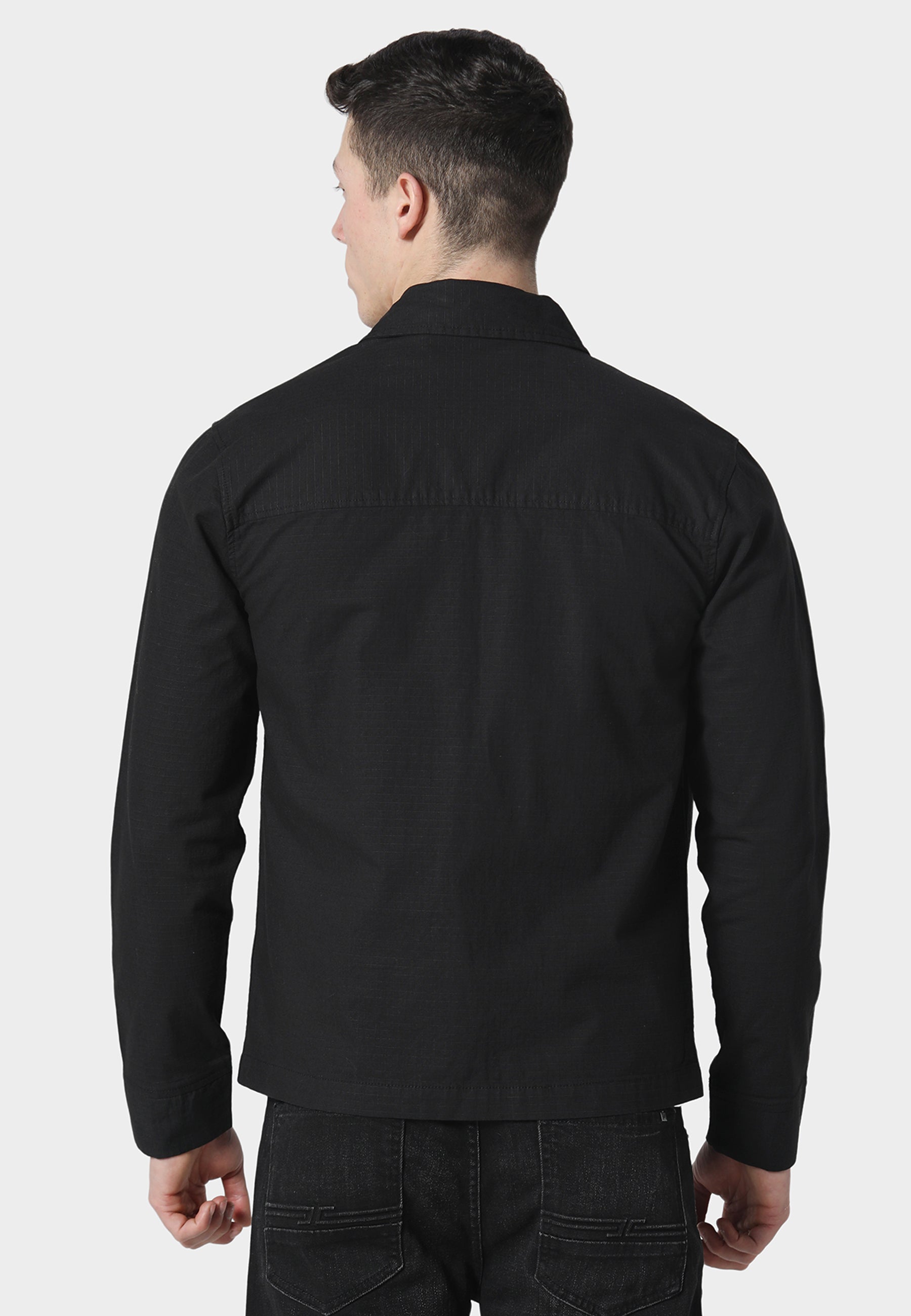 Rosegrove Jet Black Overshirt