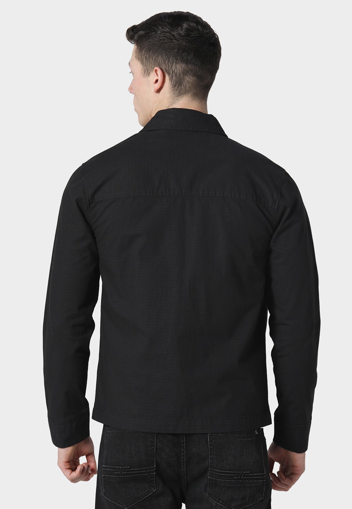 Rosegrove Jet Black Overshirt