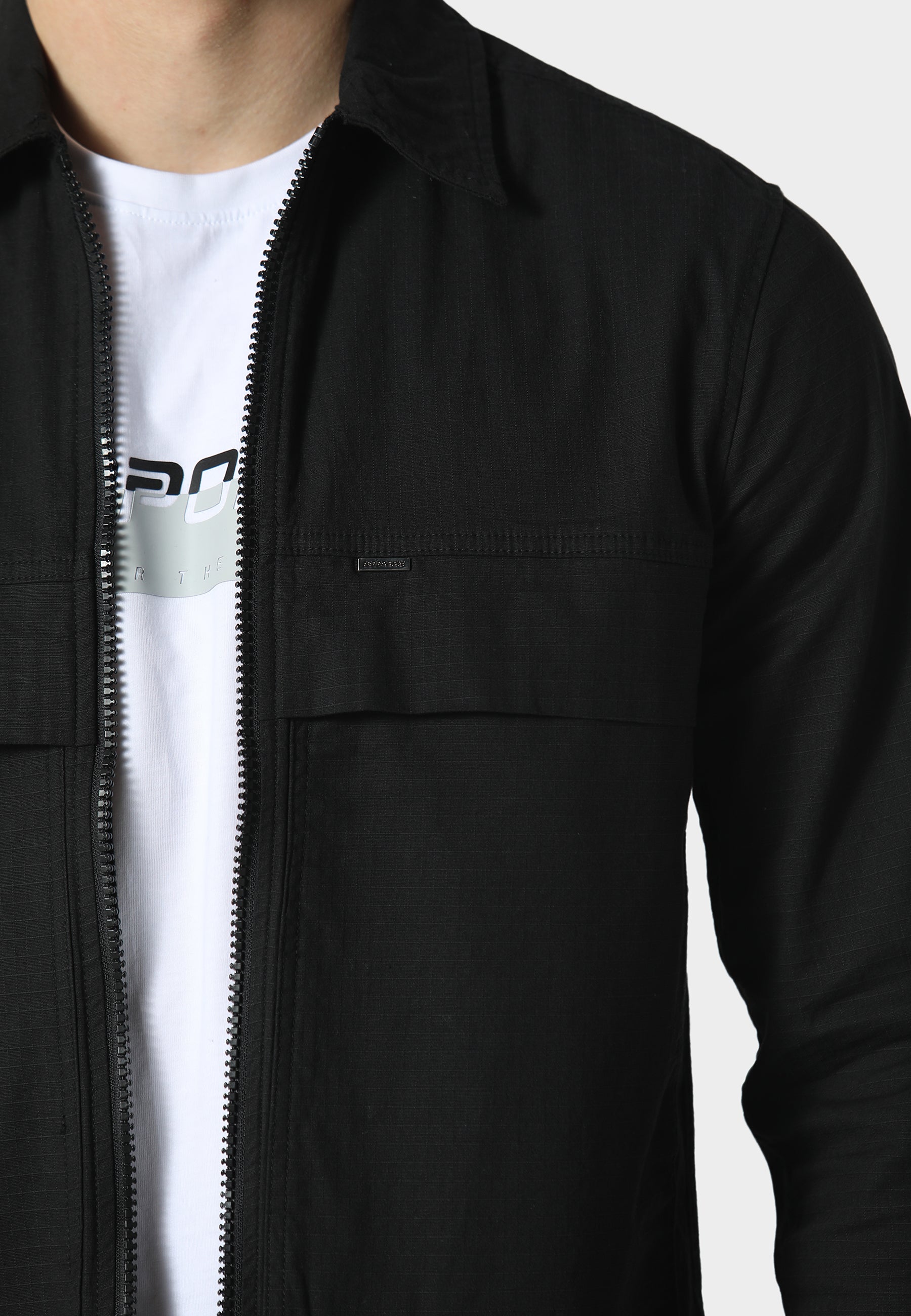 Rosegrove Jet Black Overshirt