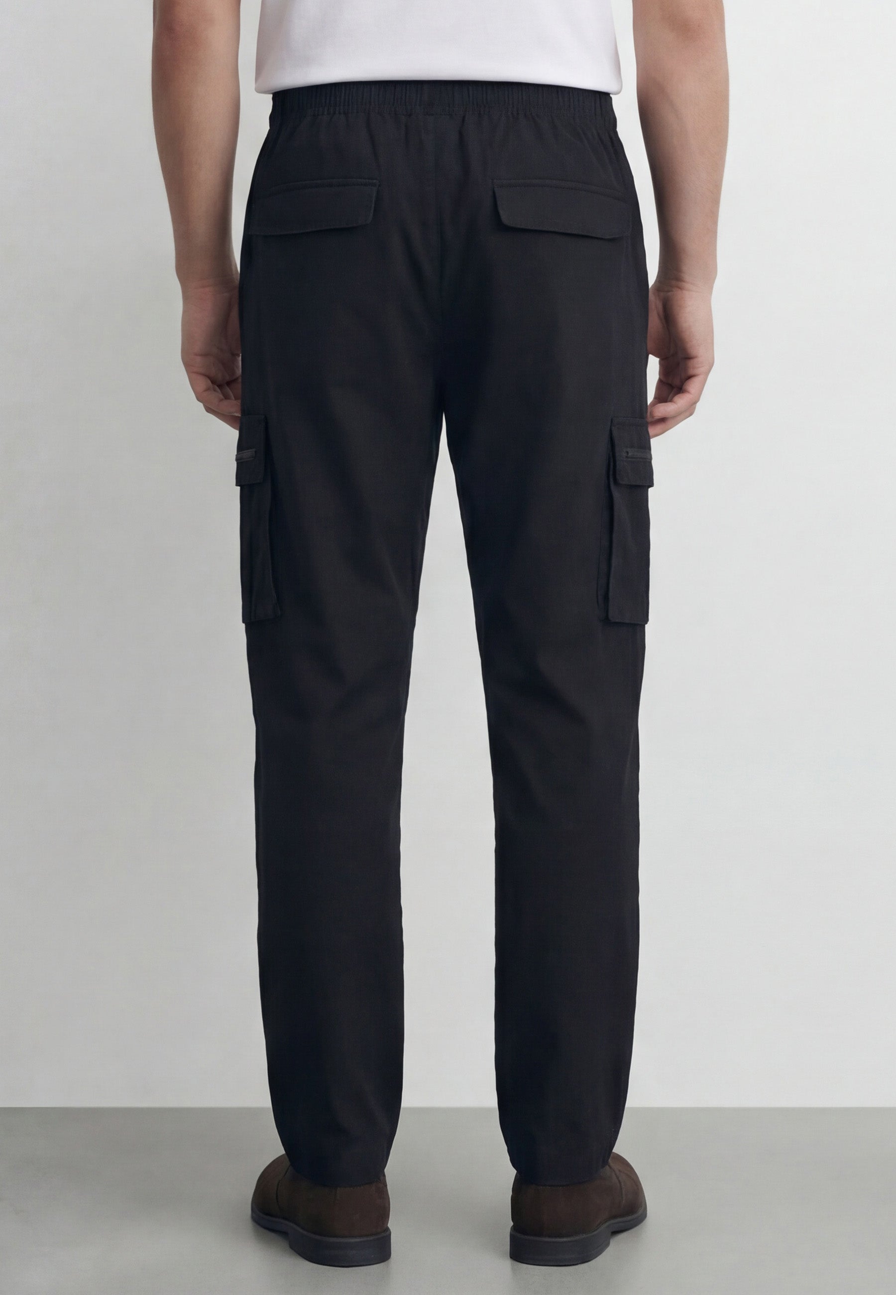 Savoco Black Cargo Pants