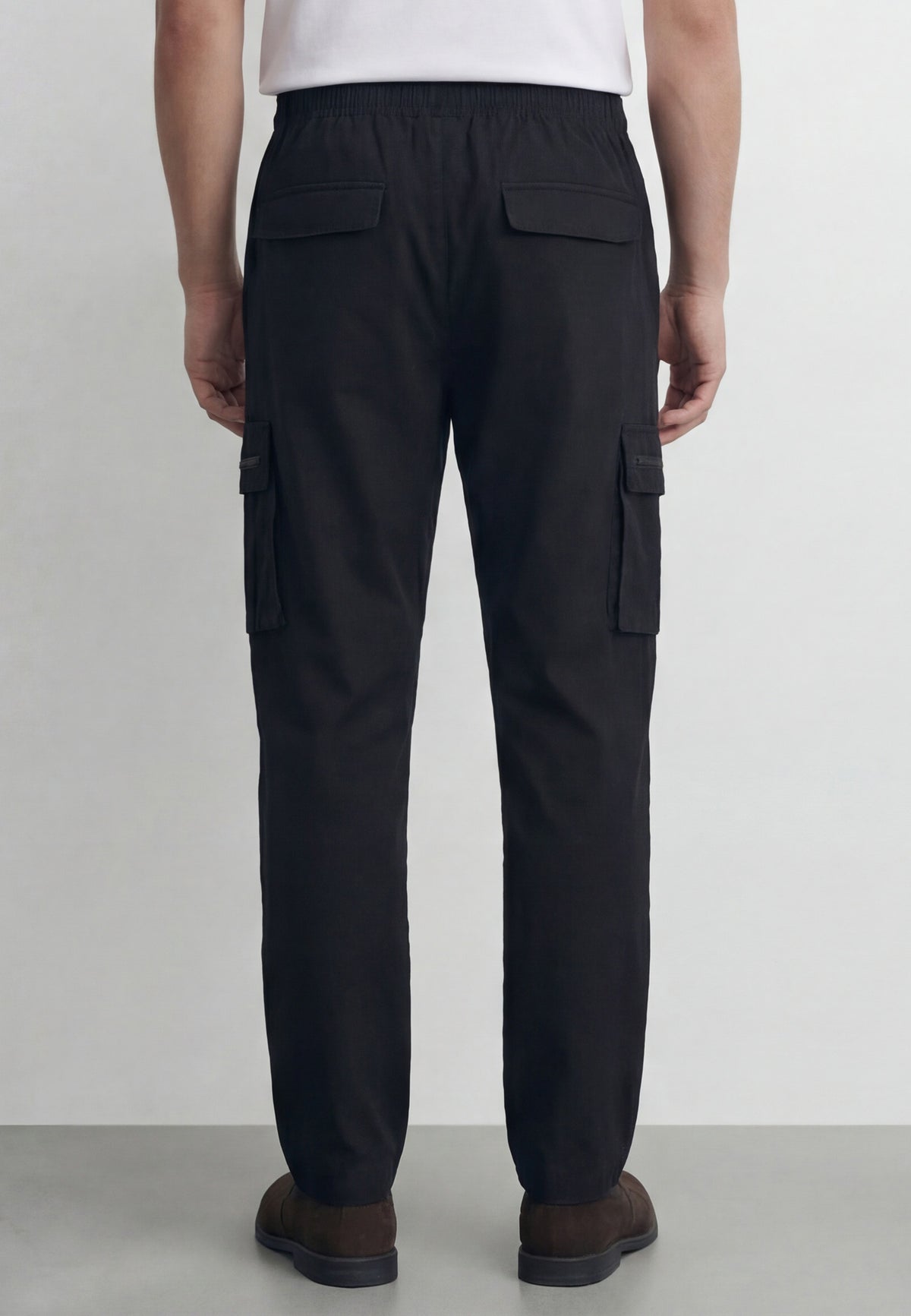 Savoco Black Cargo Pants
