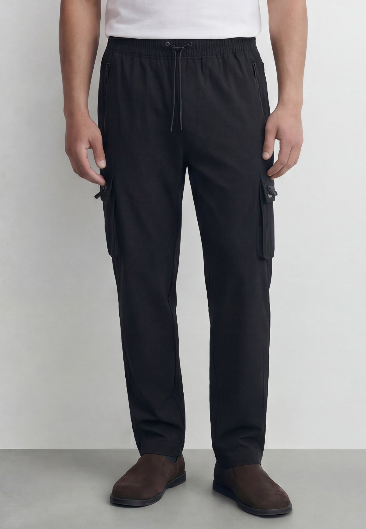 Savoco Black Cargo Pants