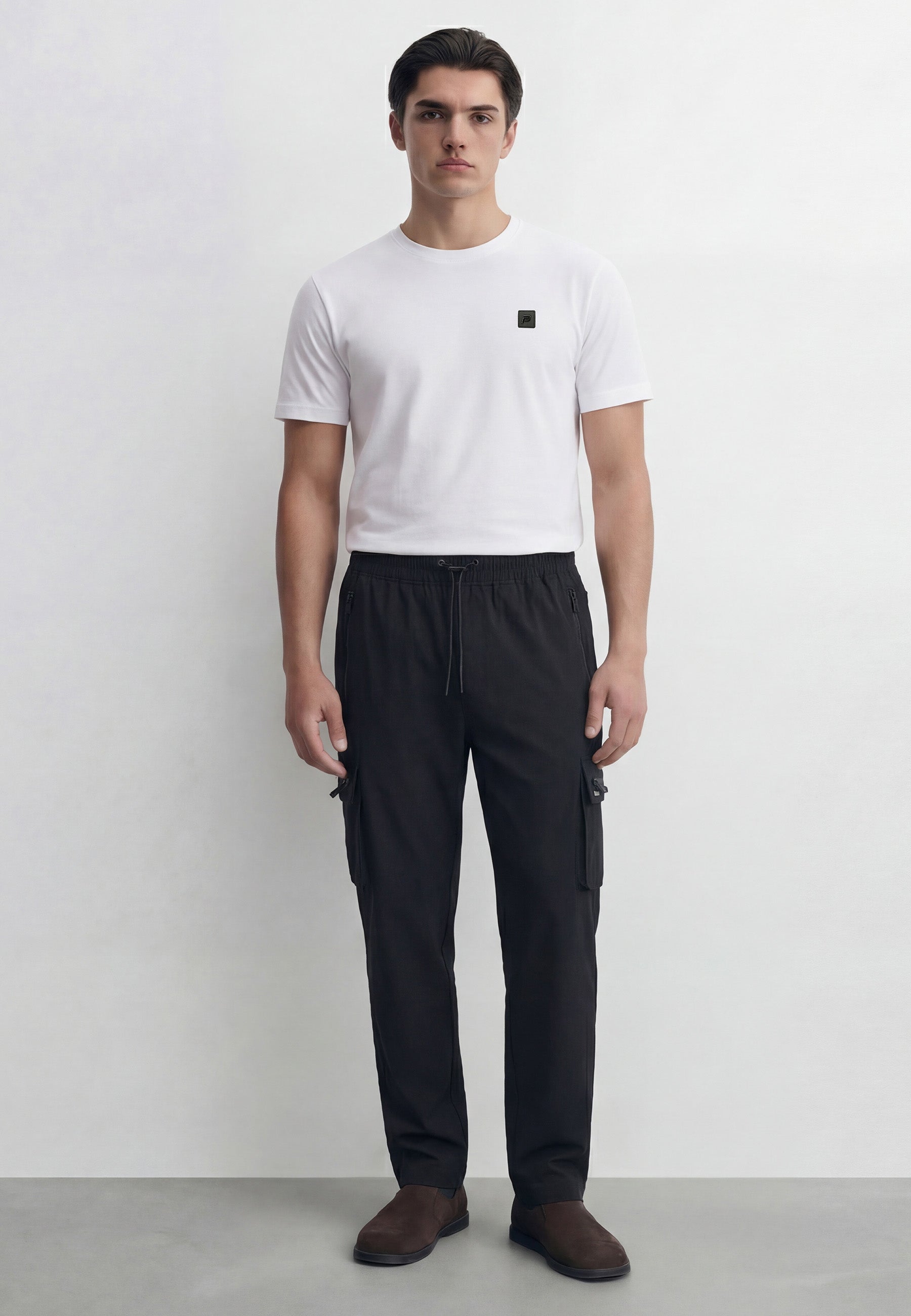 Savoco Black Cargo Pants