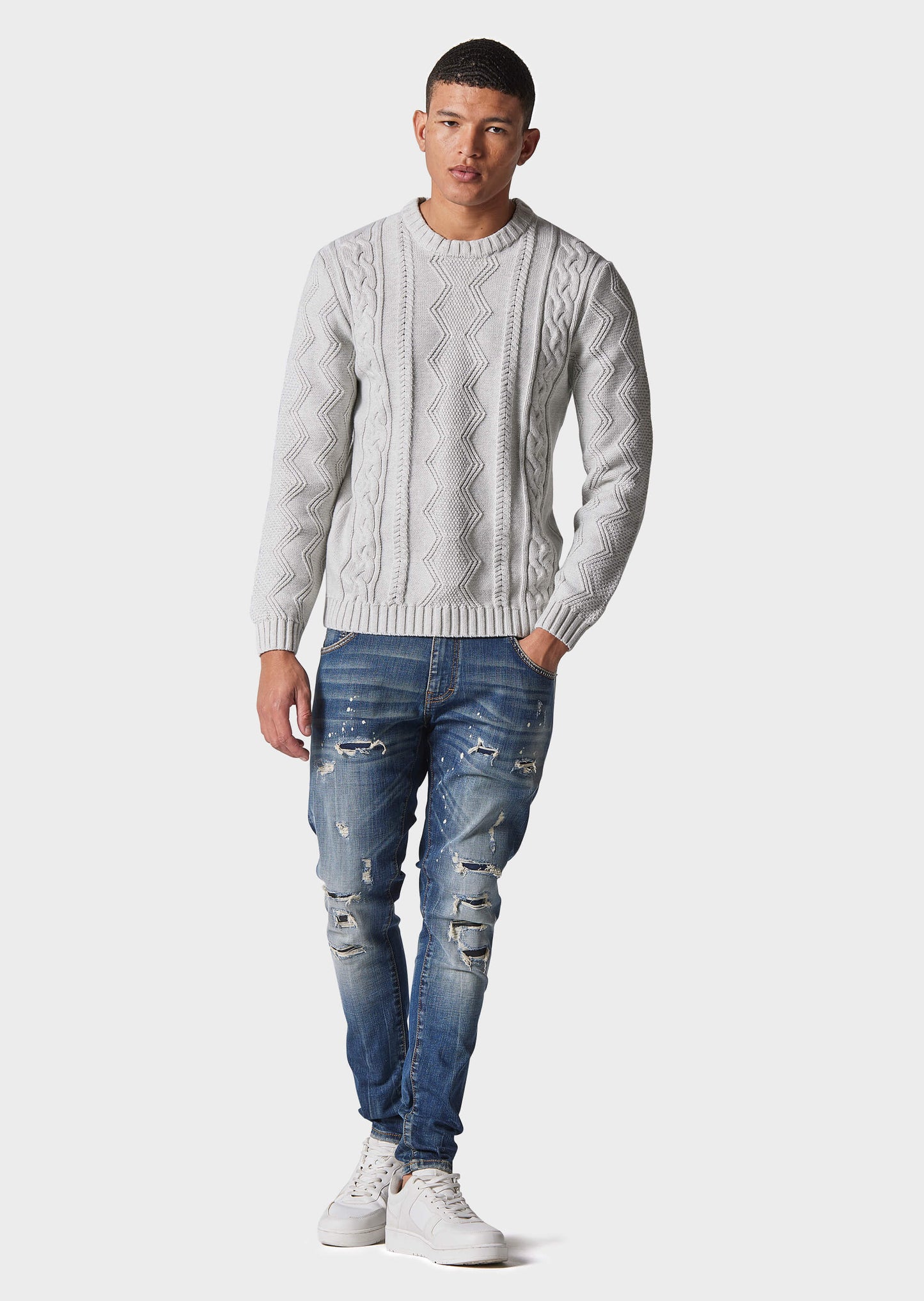 Simplon Ecru Knitwear