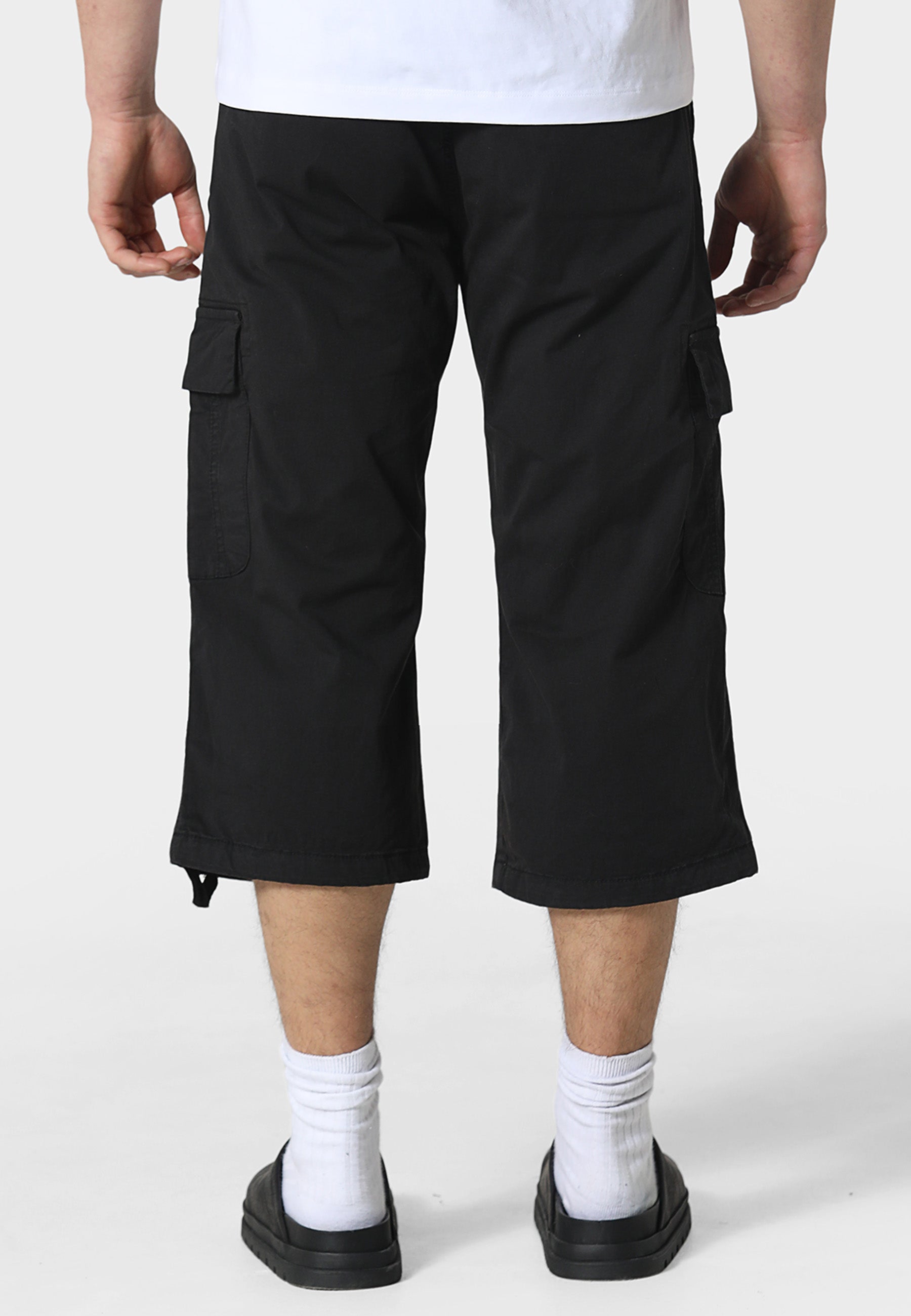 Hykeham Black Cargo Shorts