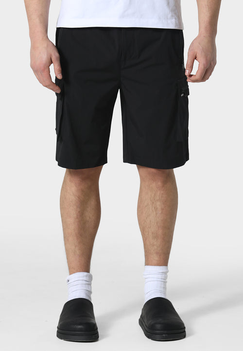 Tain Black Cargo Shorts