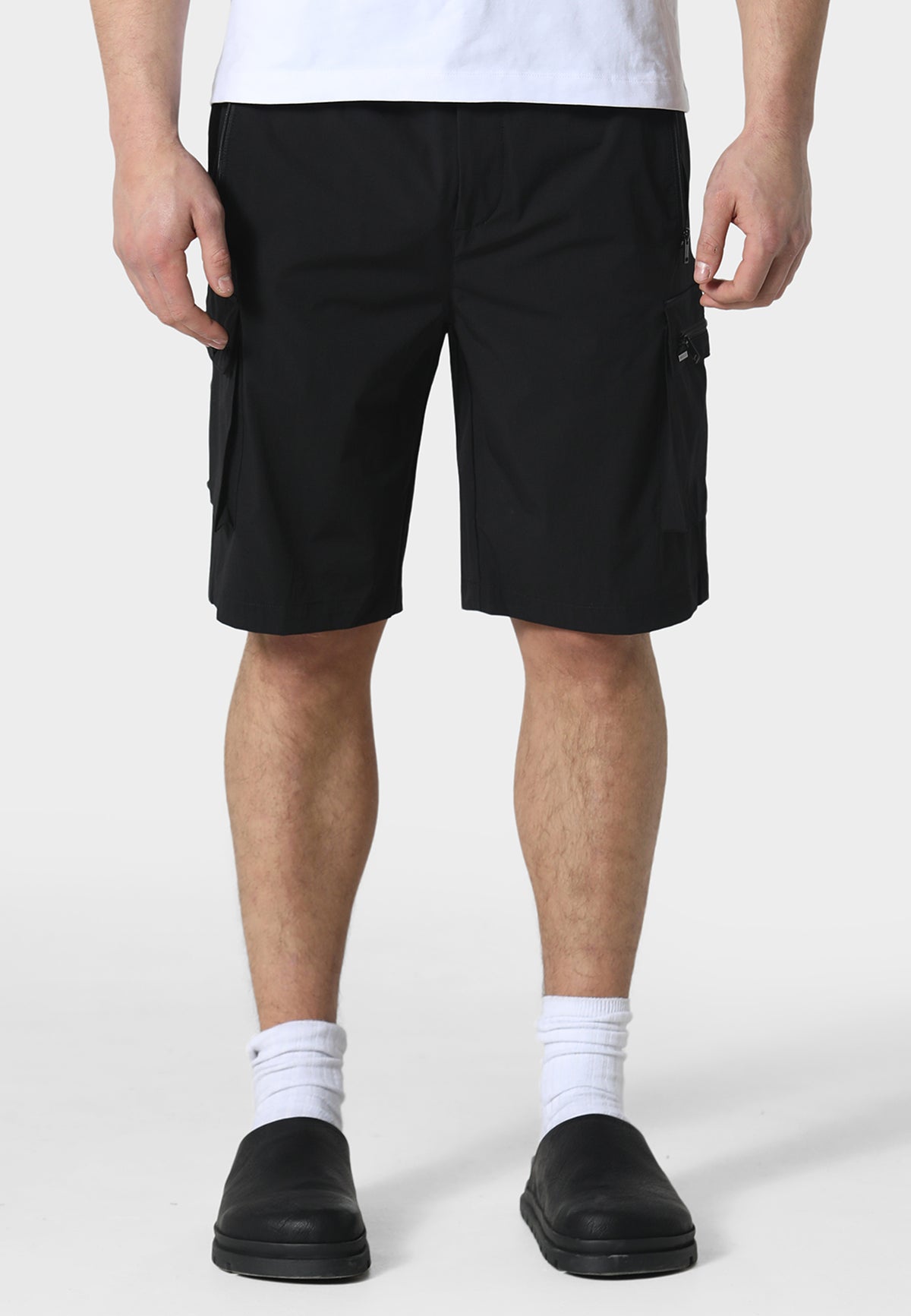 Tain Black Cargo Shorts