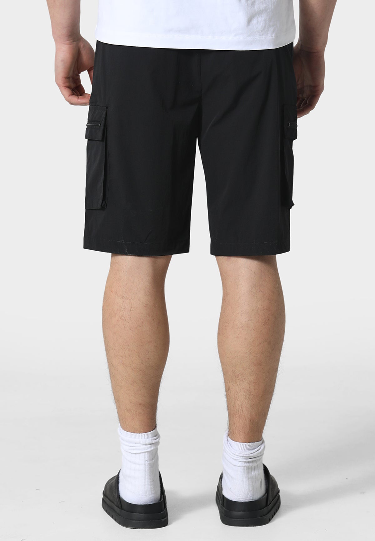 Tain Black Cargo Shorts