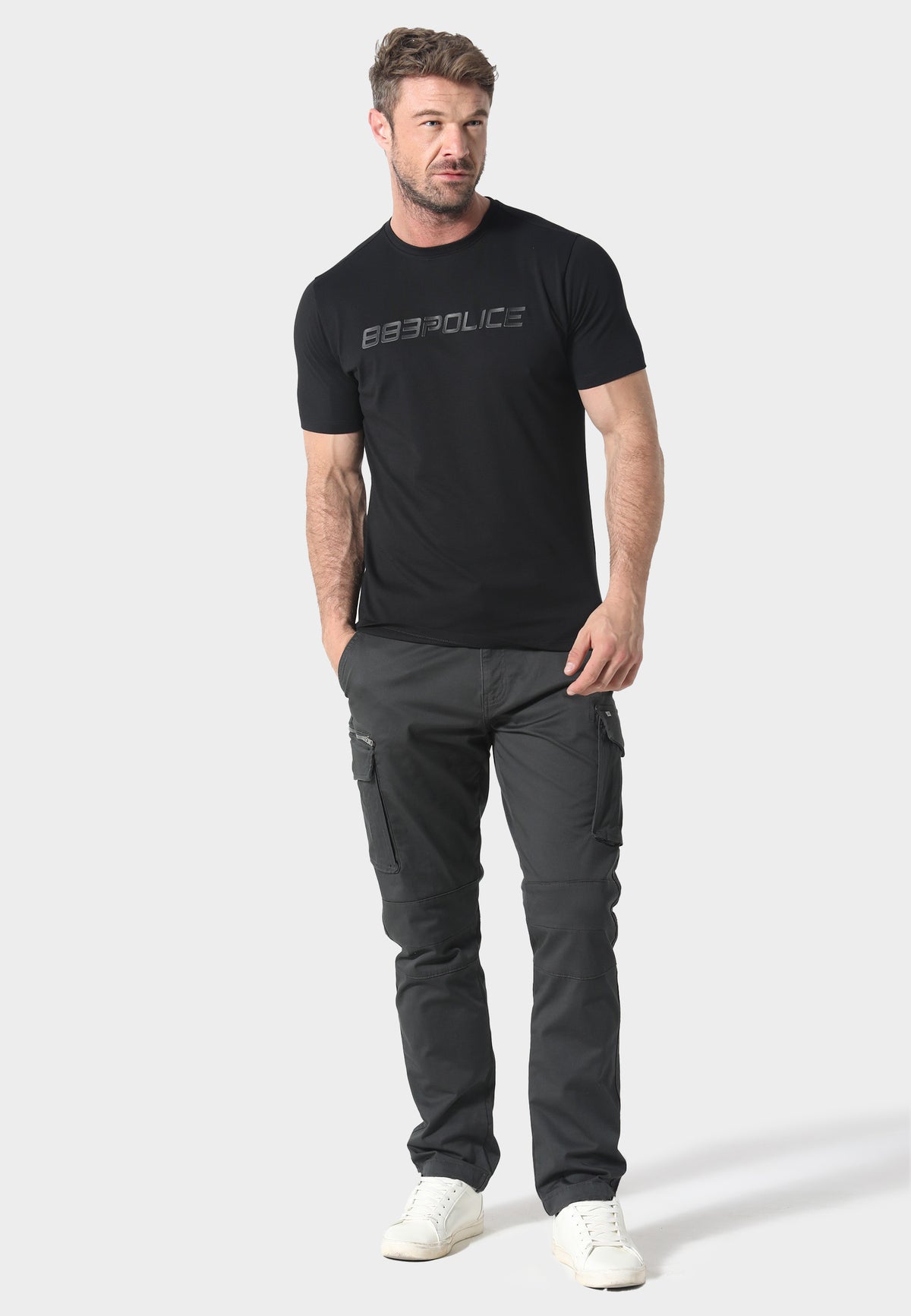 Newton Charcoal Cargo Pants