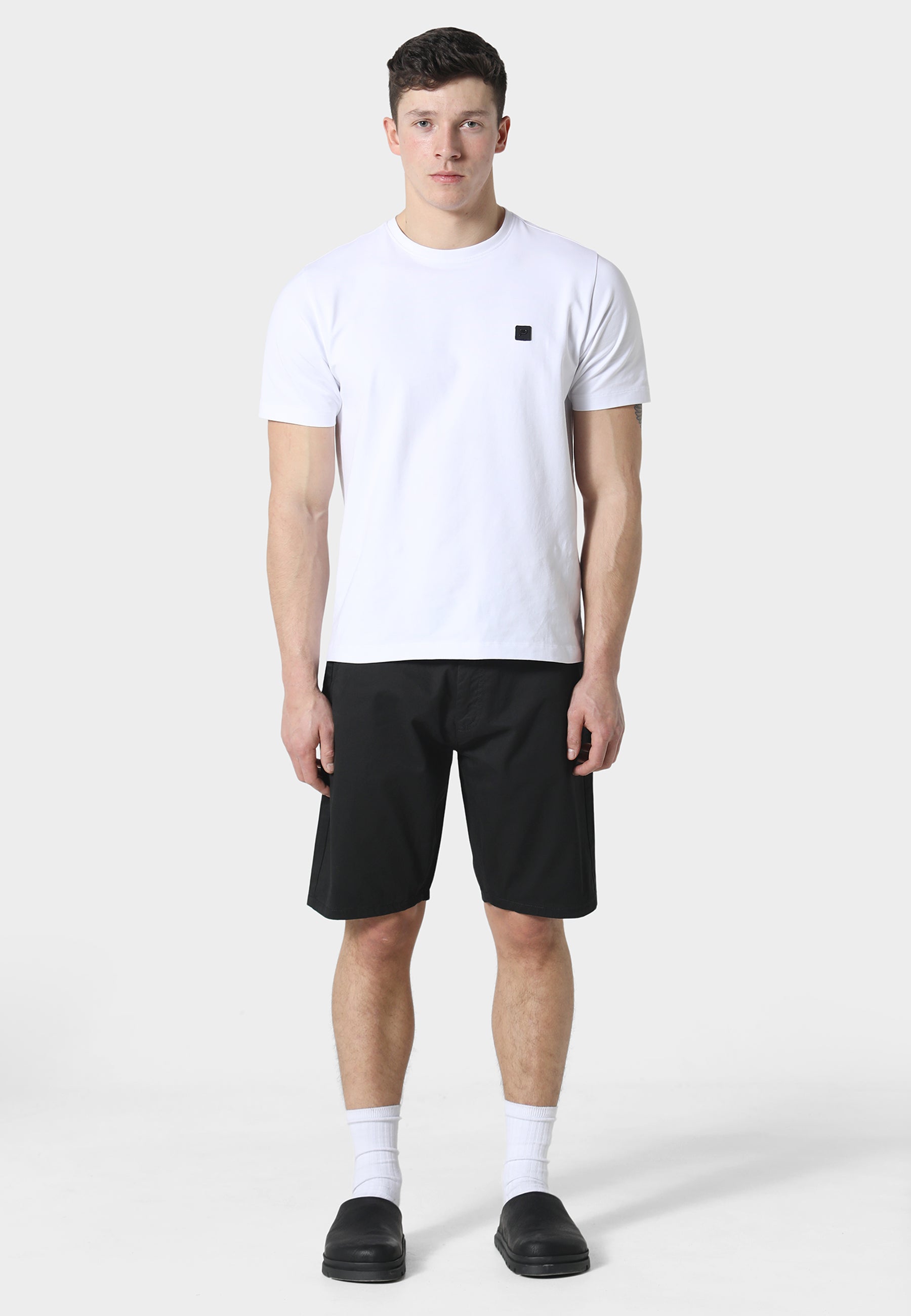 Tywyn Black Chino Shorts
