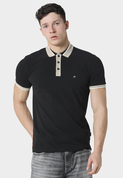 Vamox Black Polo Shirt