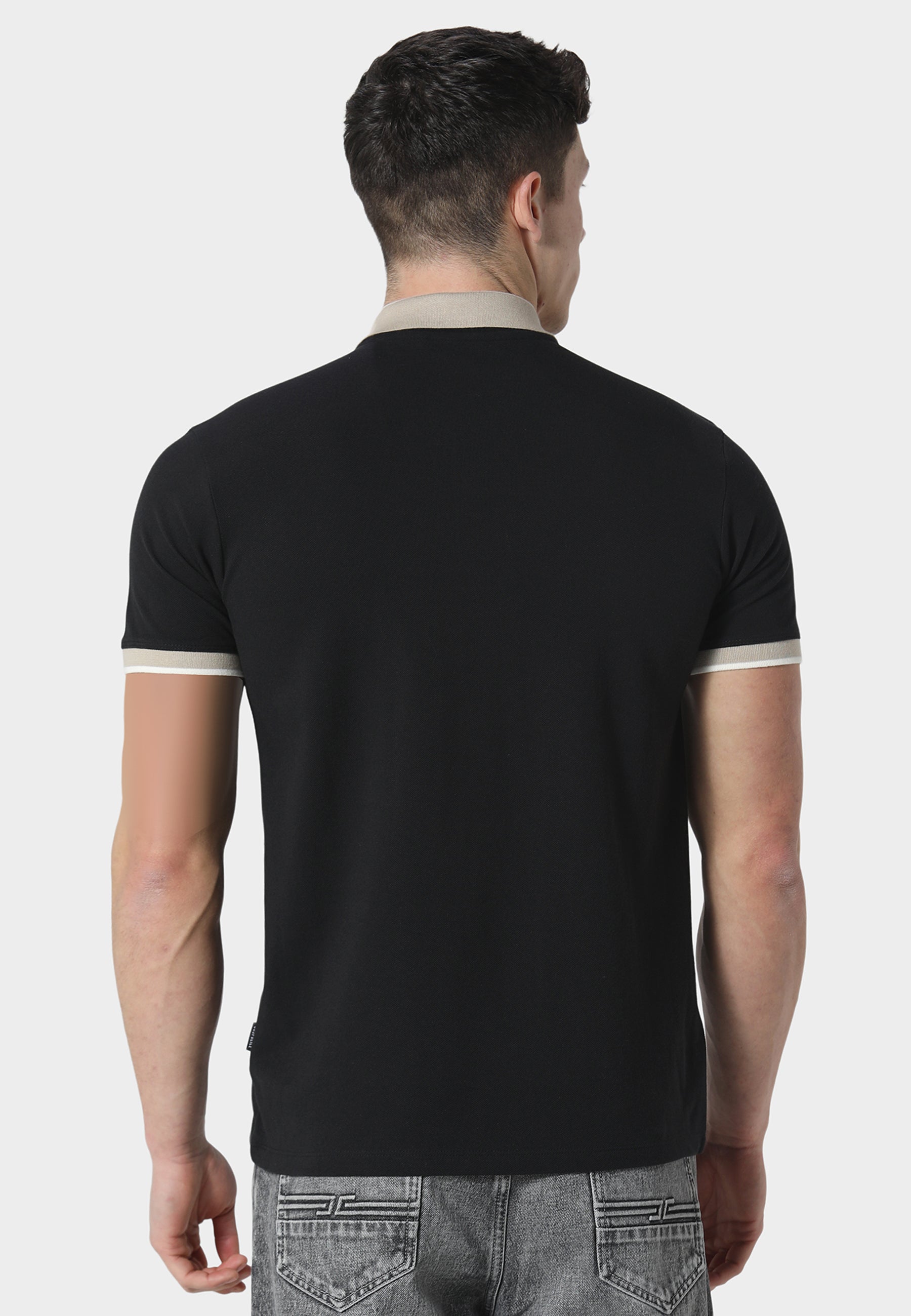 Vamox Black Polo Shirt