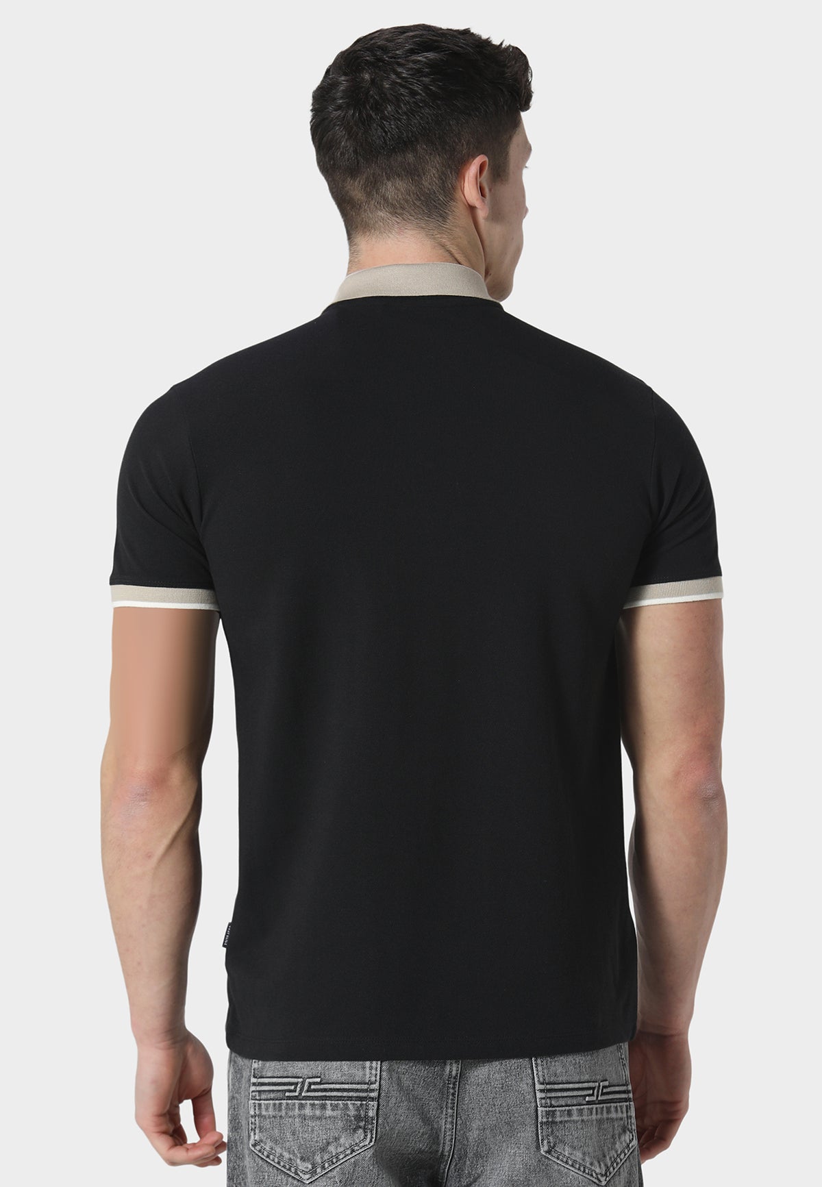 Vamox Black Polo Shirt