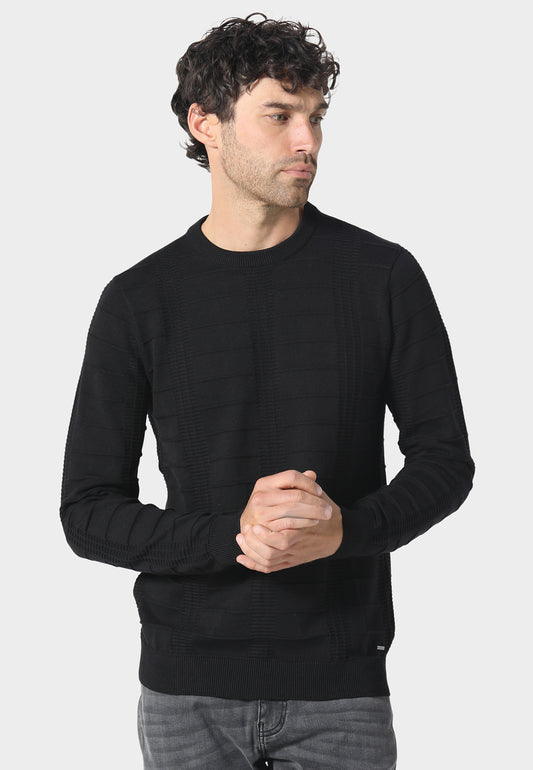 Weaver Black Knitwear