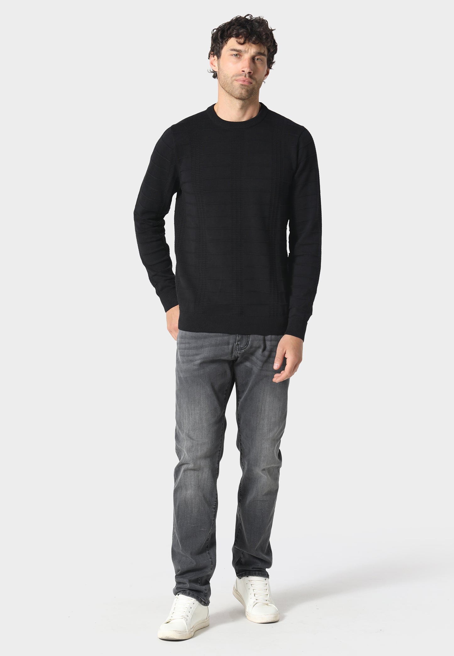 Weaver Black Knitwear