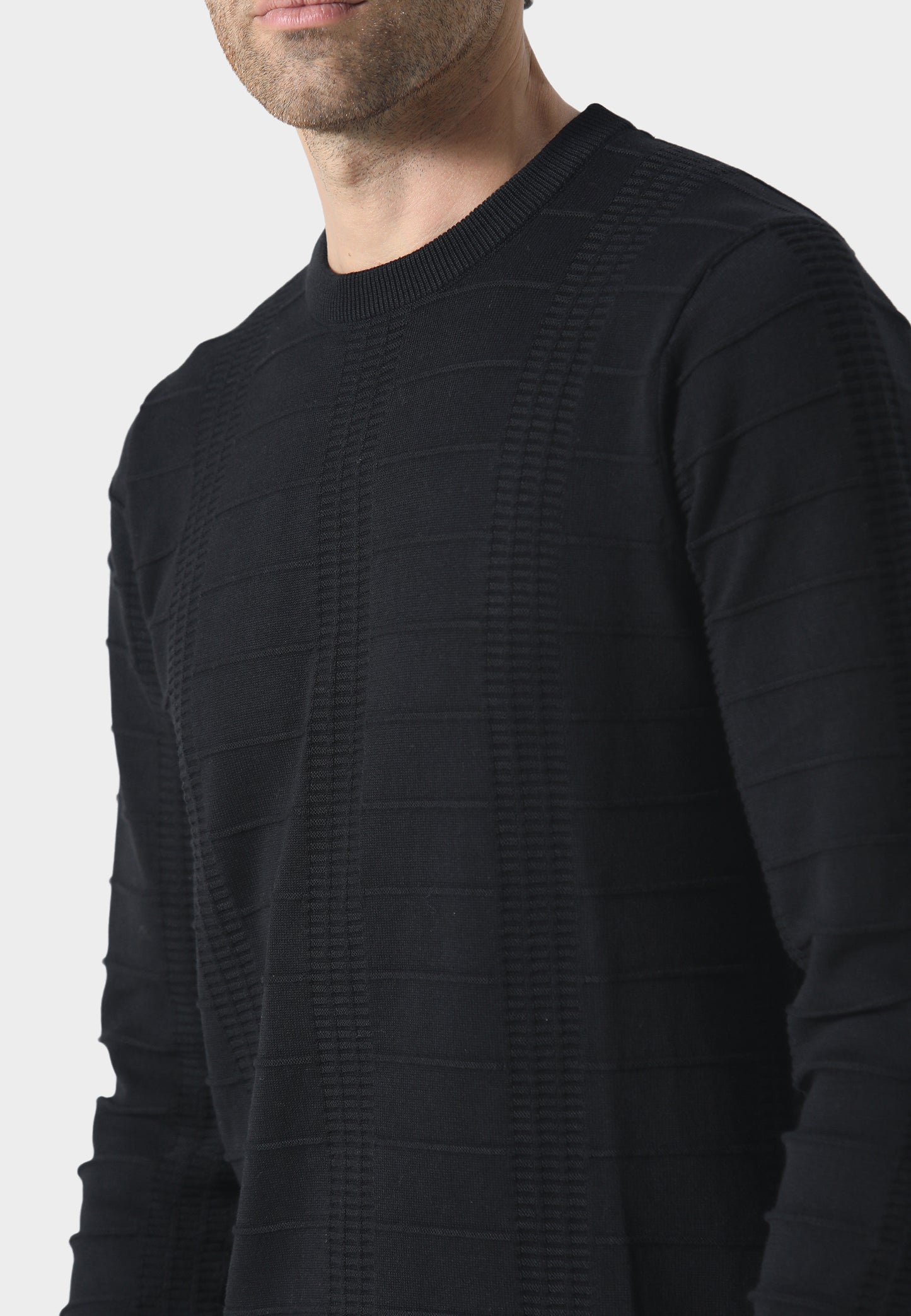 Weaver Black Knitwear