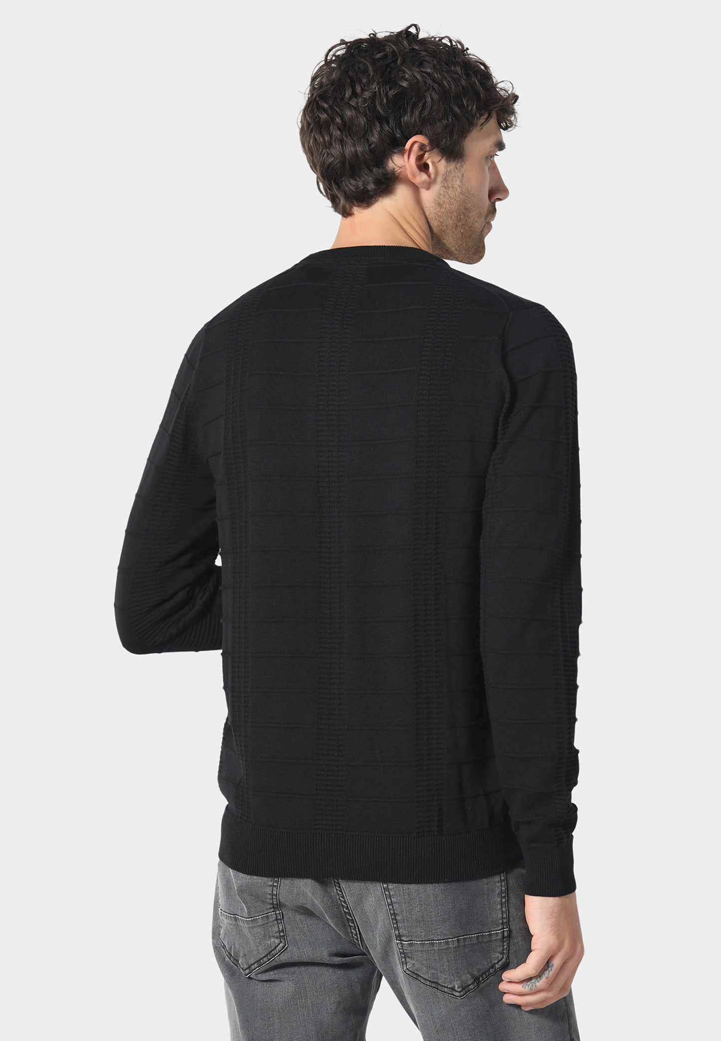 Weaver Black Knitwear