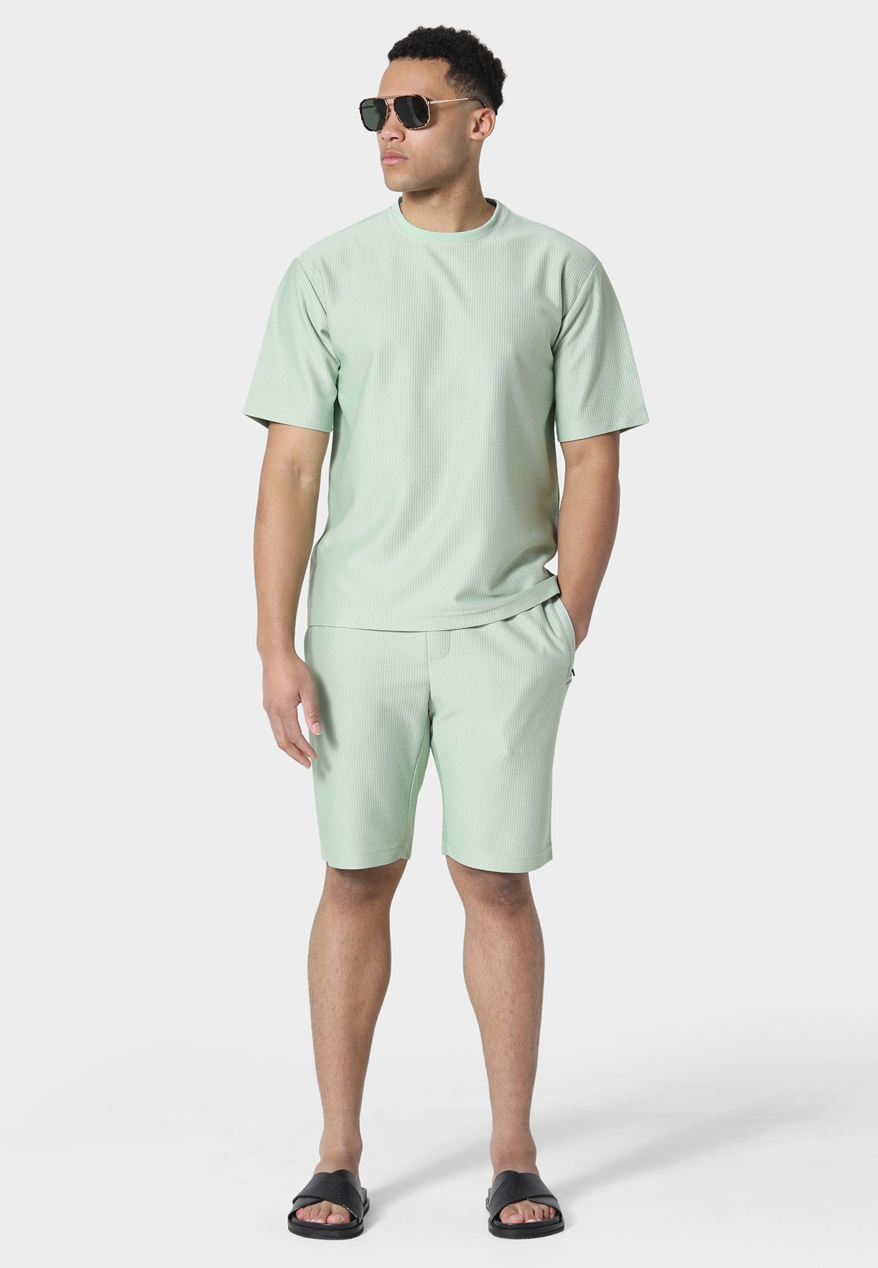 Welland Pale Aqua Shorts