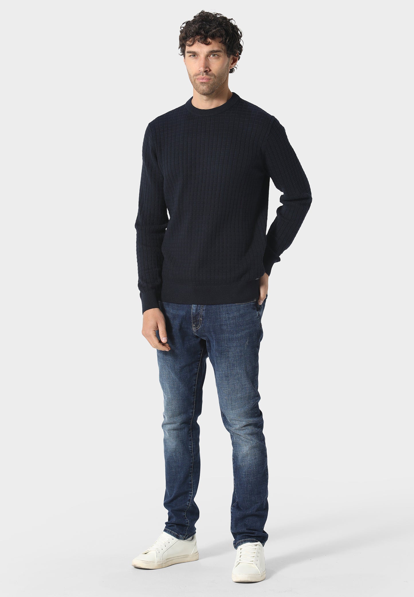 Westbrook Navy Knitwear