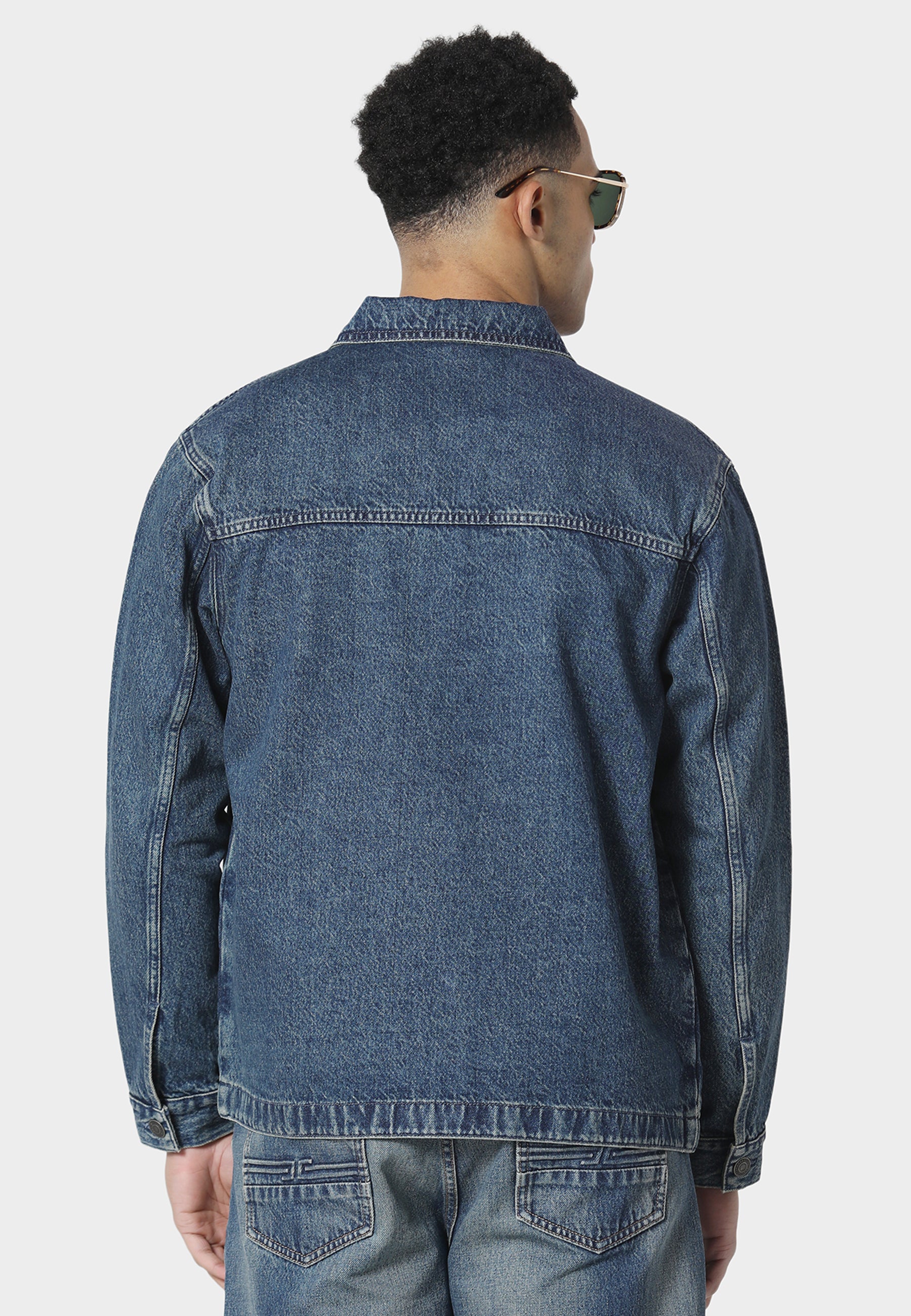 Zerane Mid Blue Denim Jacket