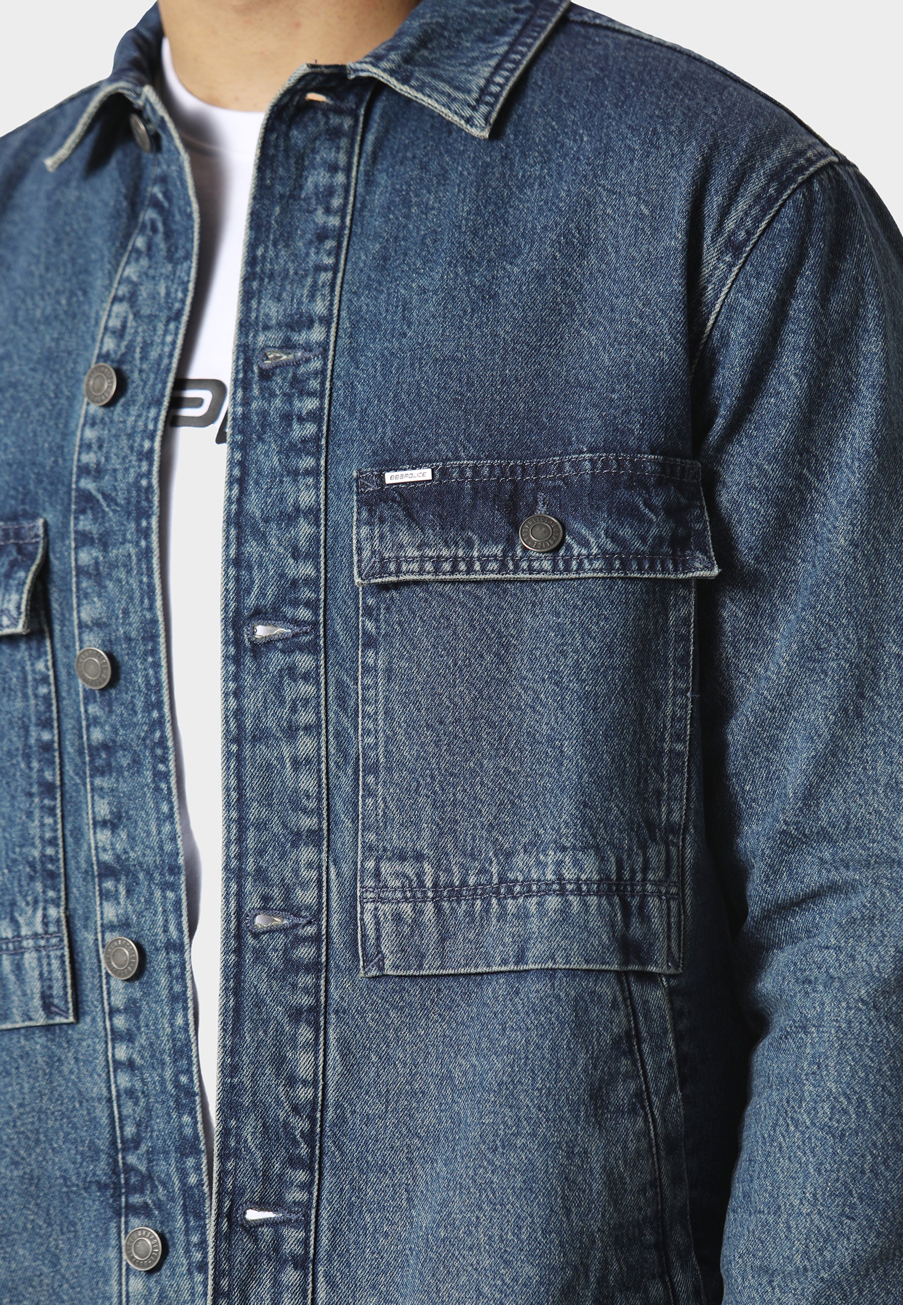 Zerane Mid Blue Denim Jacket