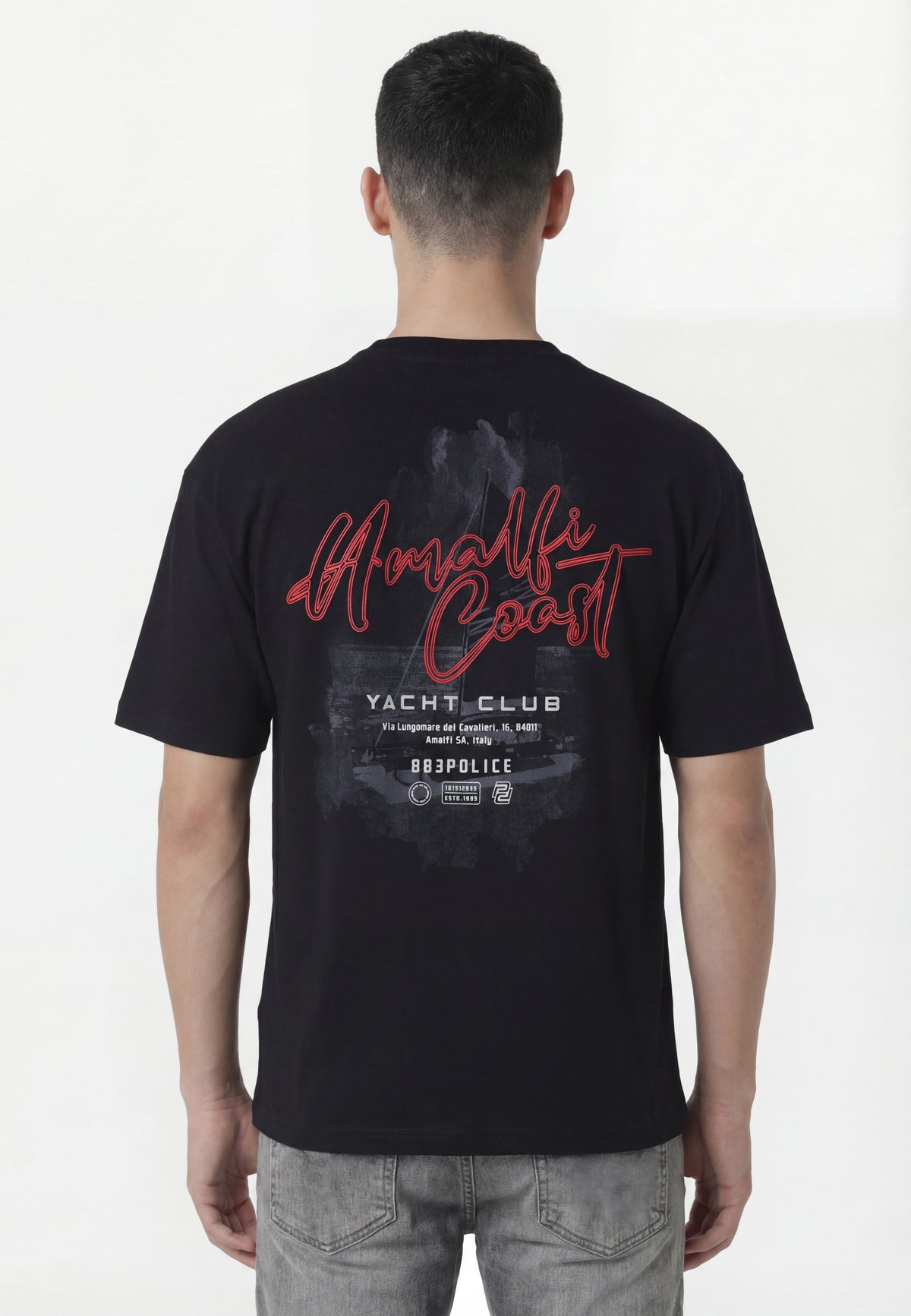 Amalfi Black T-Shirt