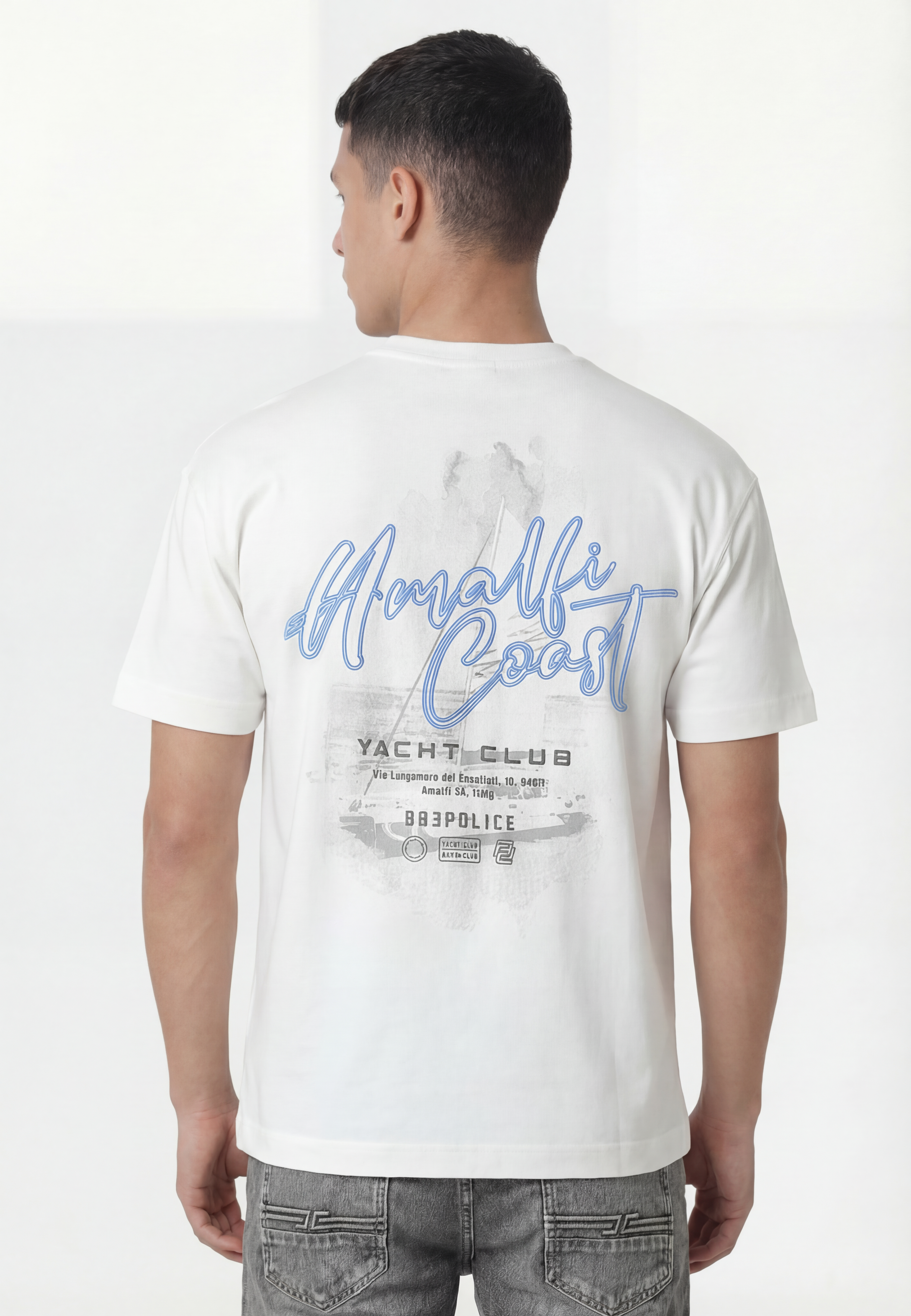 Amalfi Bone White T-Shirt