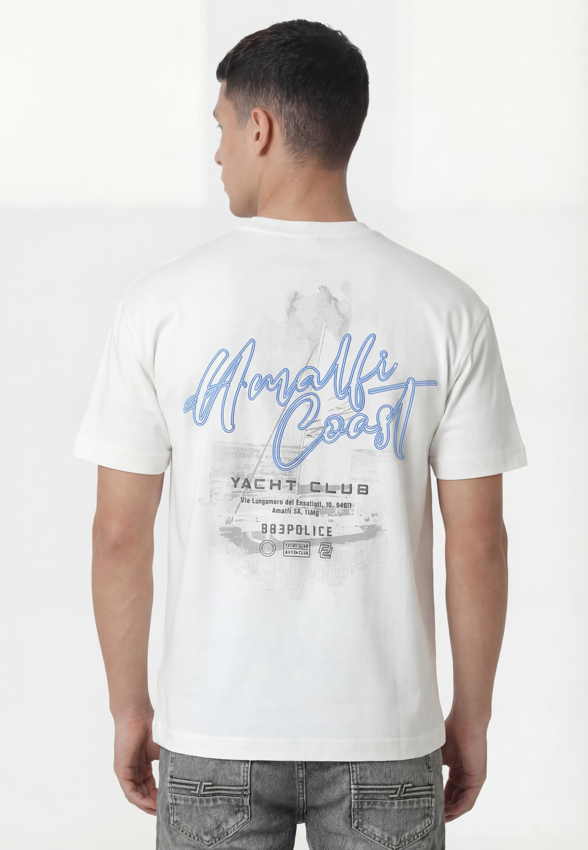 Amalfi Bone White T-Shirt