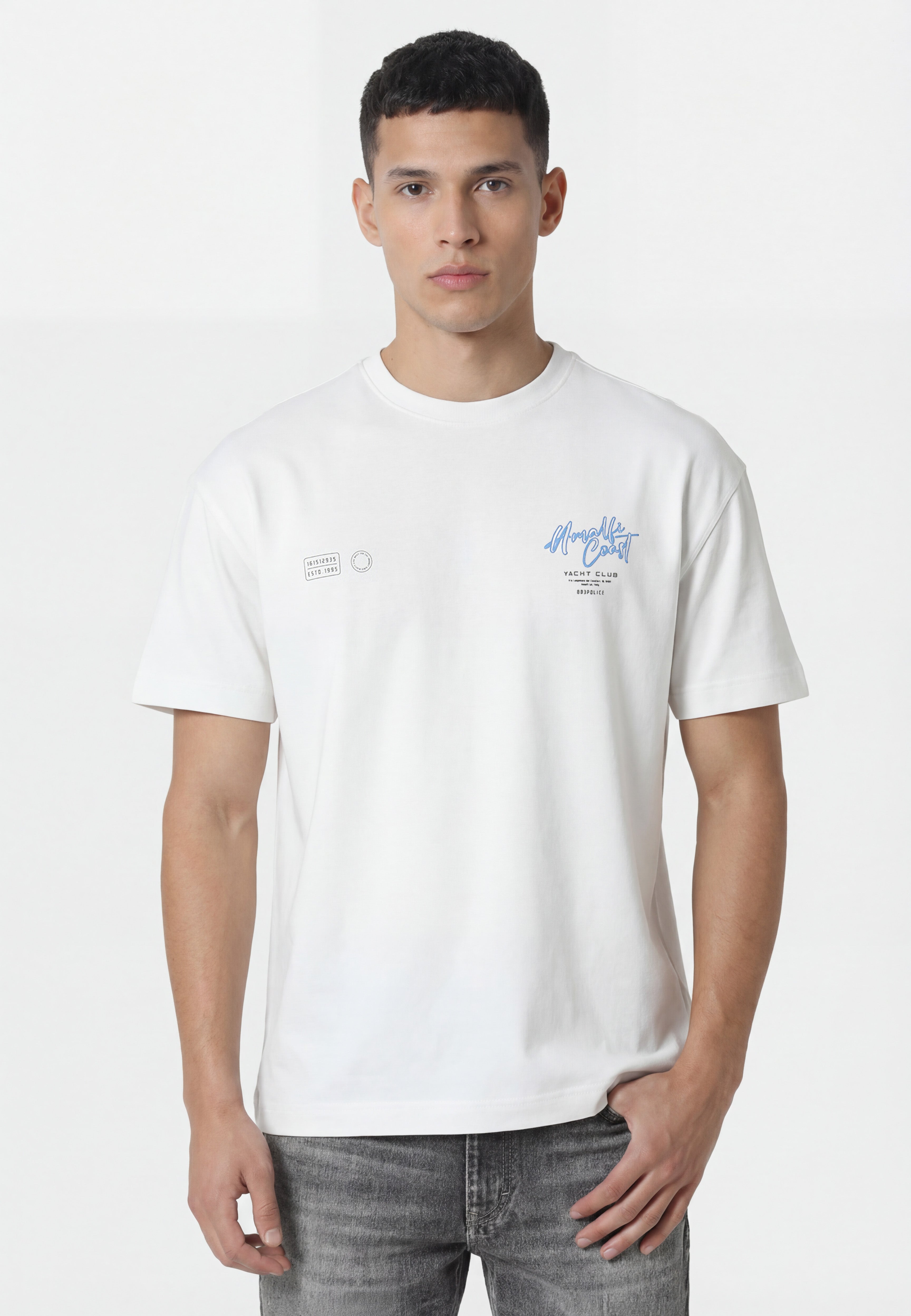 Amalfi Bone White T-Shirt