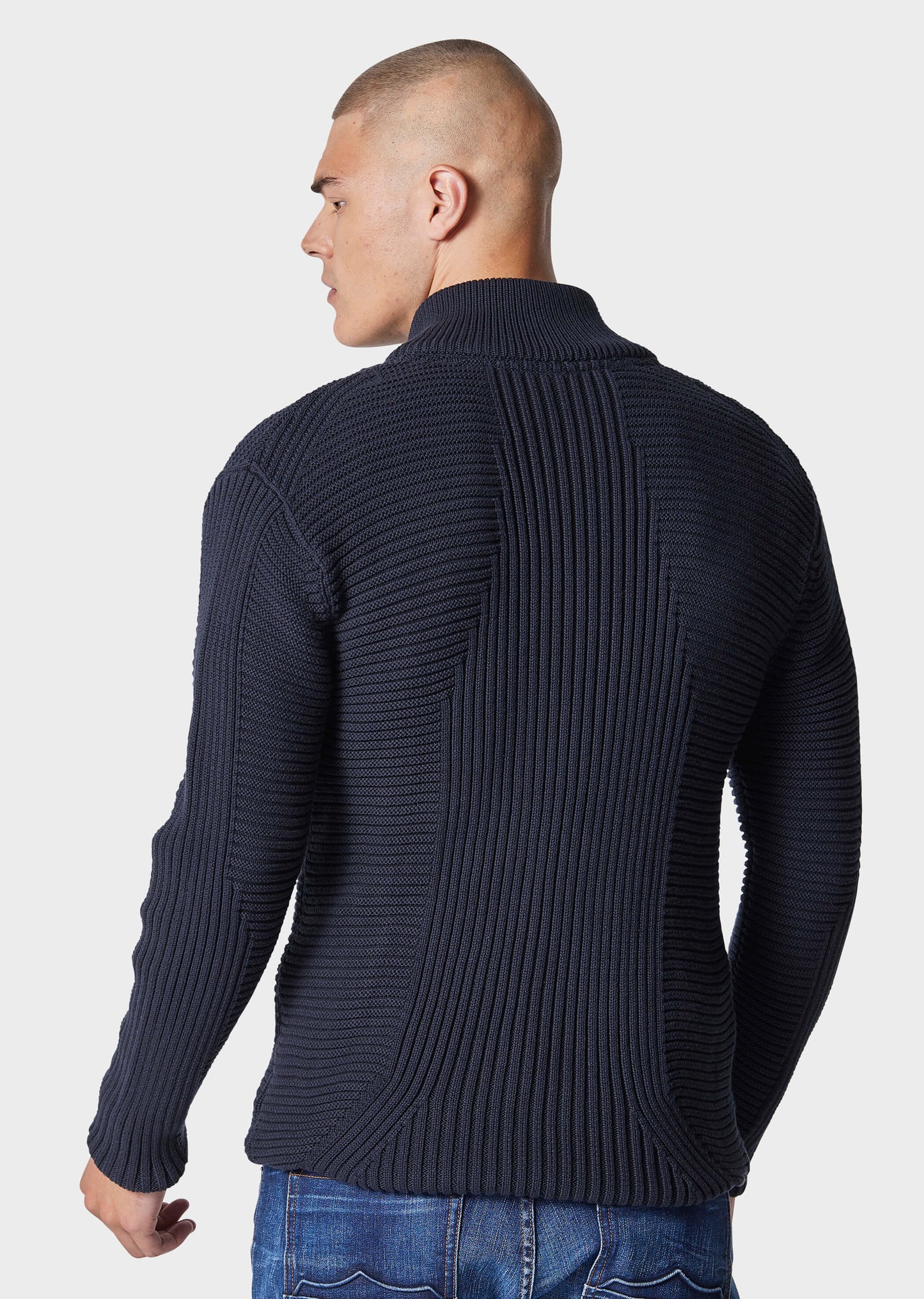 Jaymes Navy Knitwear