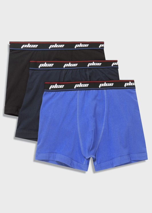 Eskk Black/Prince Blue/Navy 3 Pack Boxers