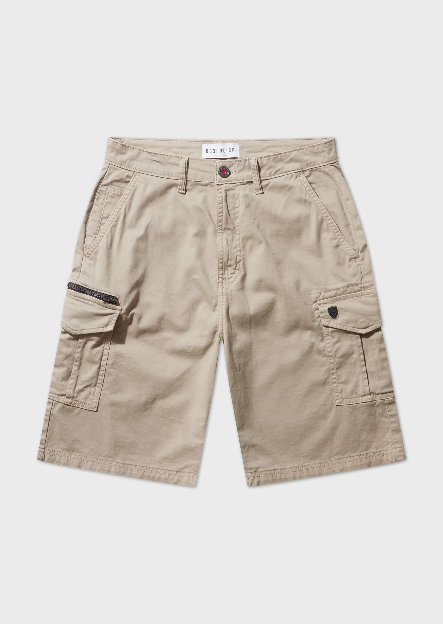 Lindros Beige Cargo Shorts
