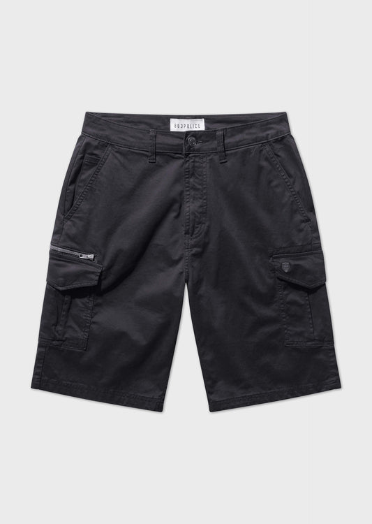 Lindros Black Cargo Shorts