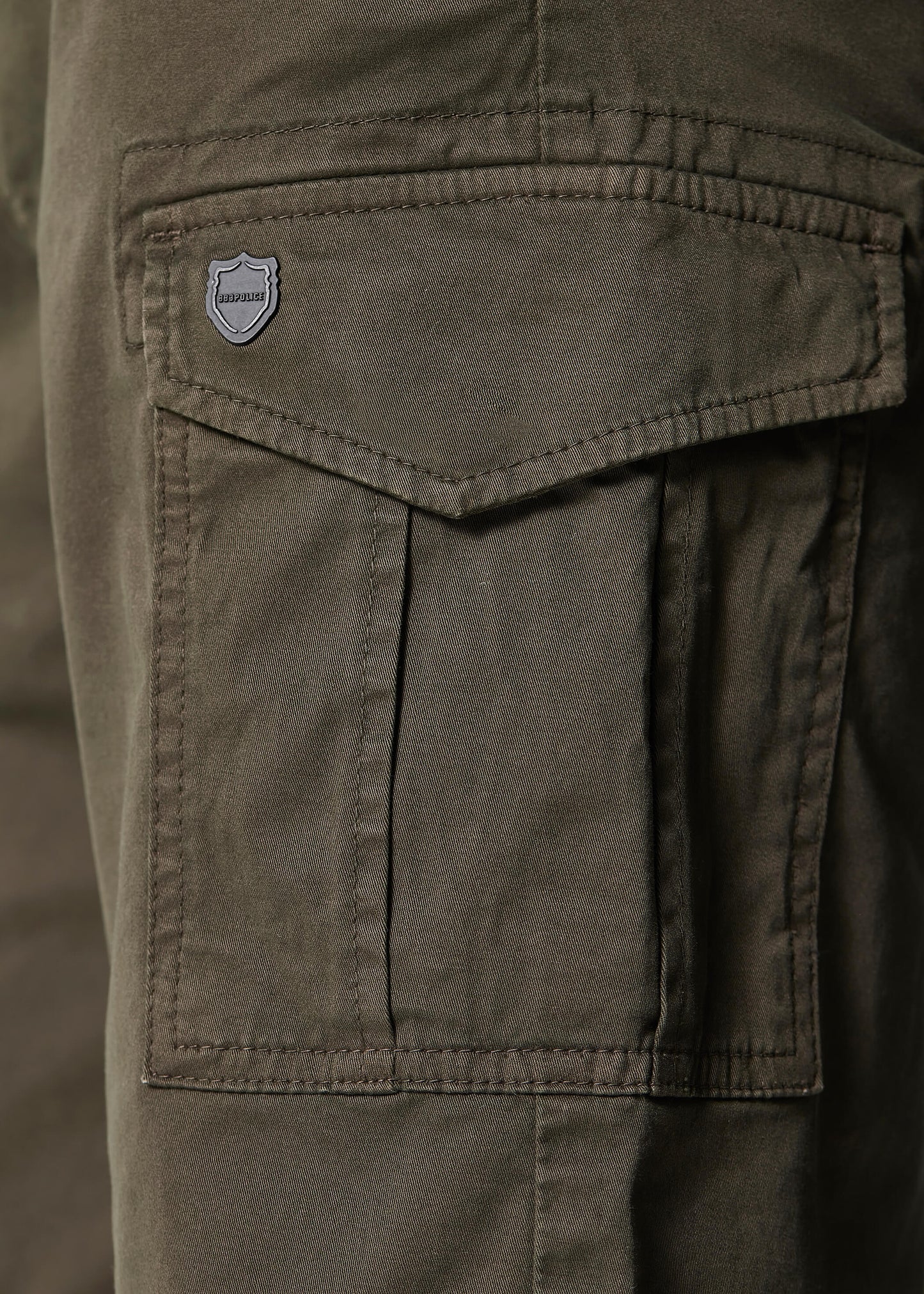 Lindros Khaki Cargo Shorts
