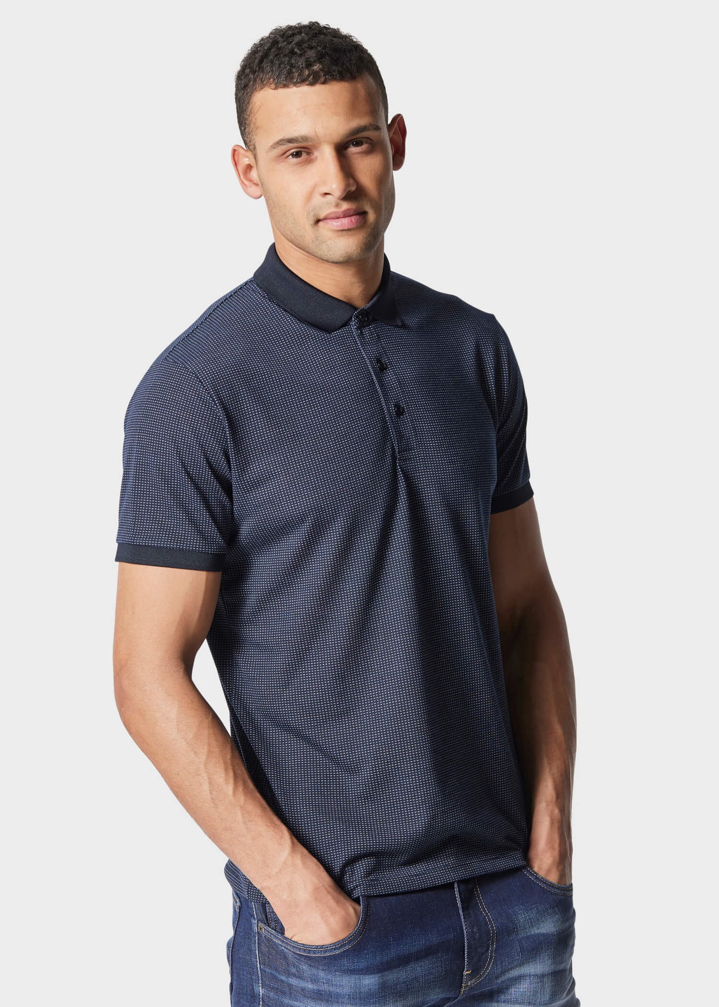 Meyer Navy Polo Shirt
