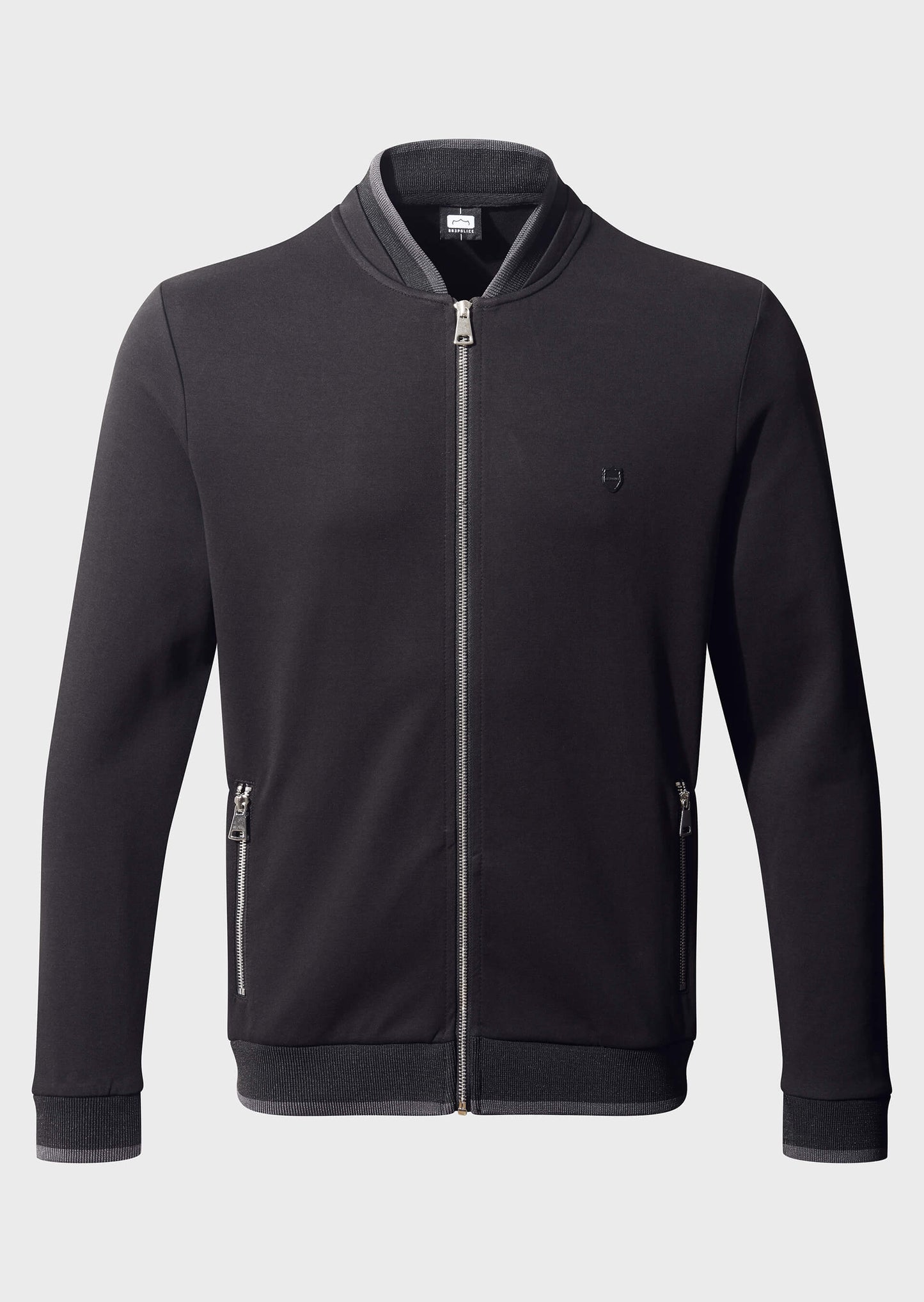 Neutra Black Zip-Up Sweatshirt