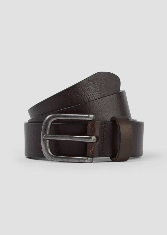 Orlando Dark Brown Leather Belt