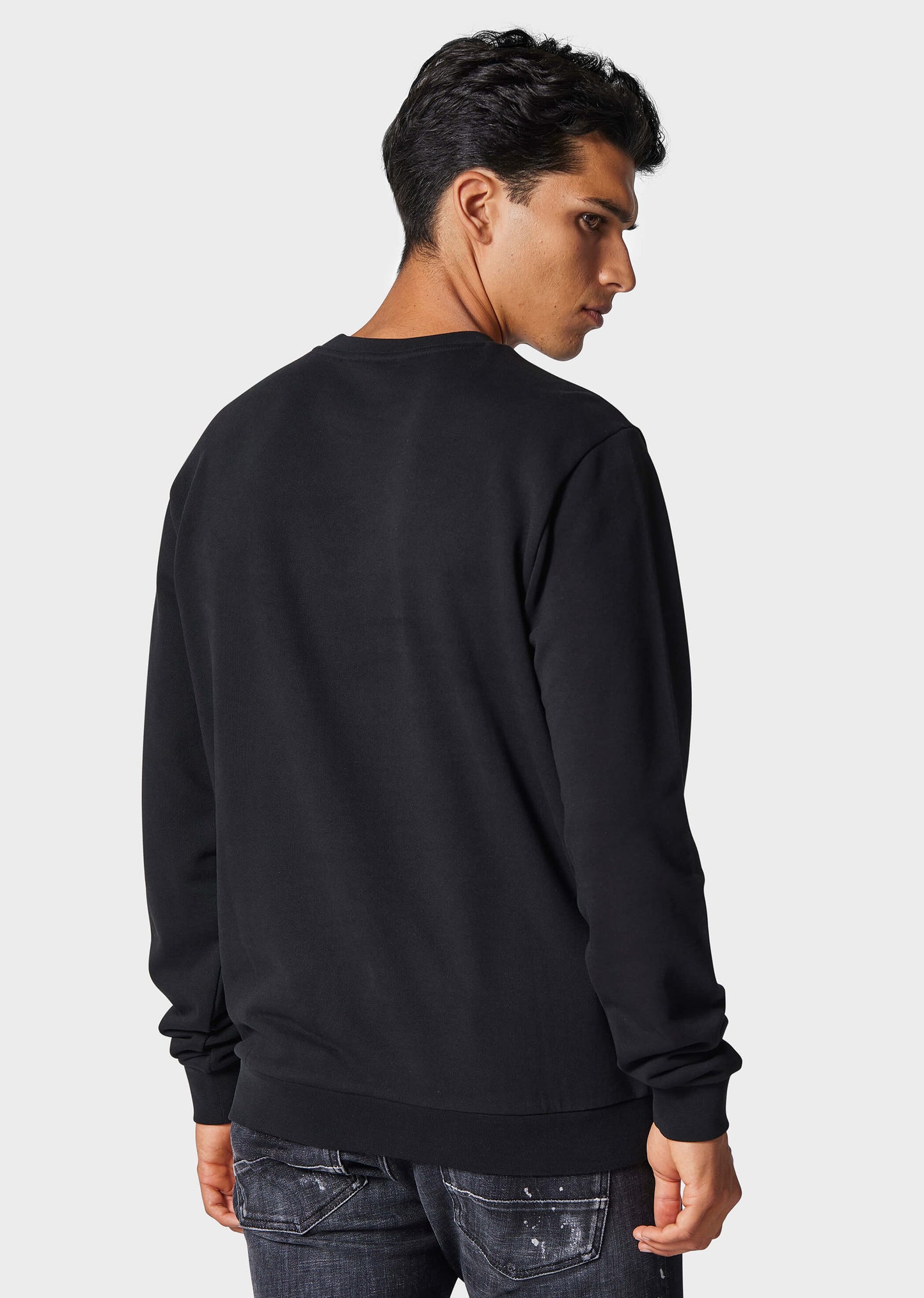 Circle Jet Black Sweatshirt