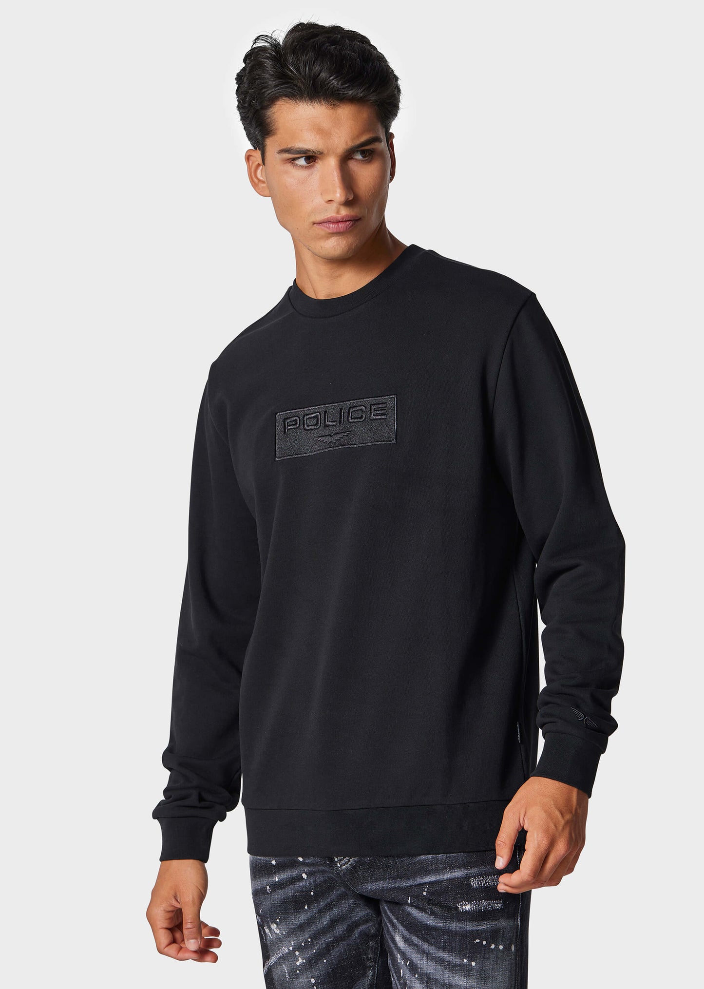 Circle Jet Black Sweatshirt