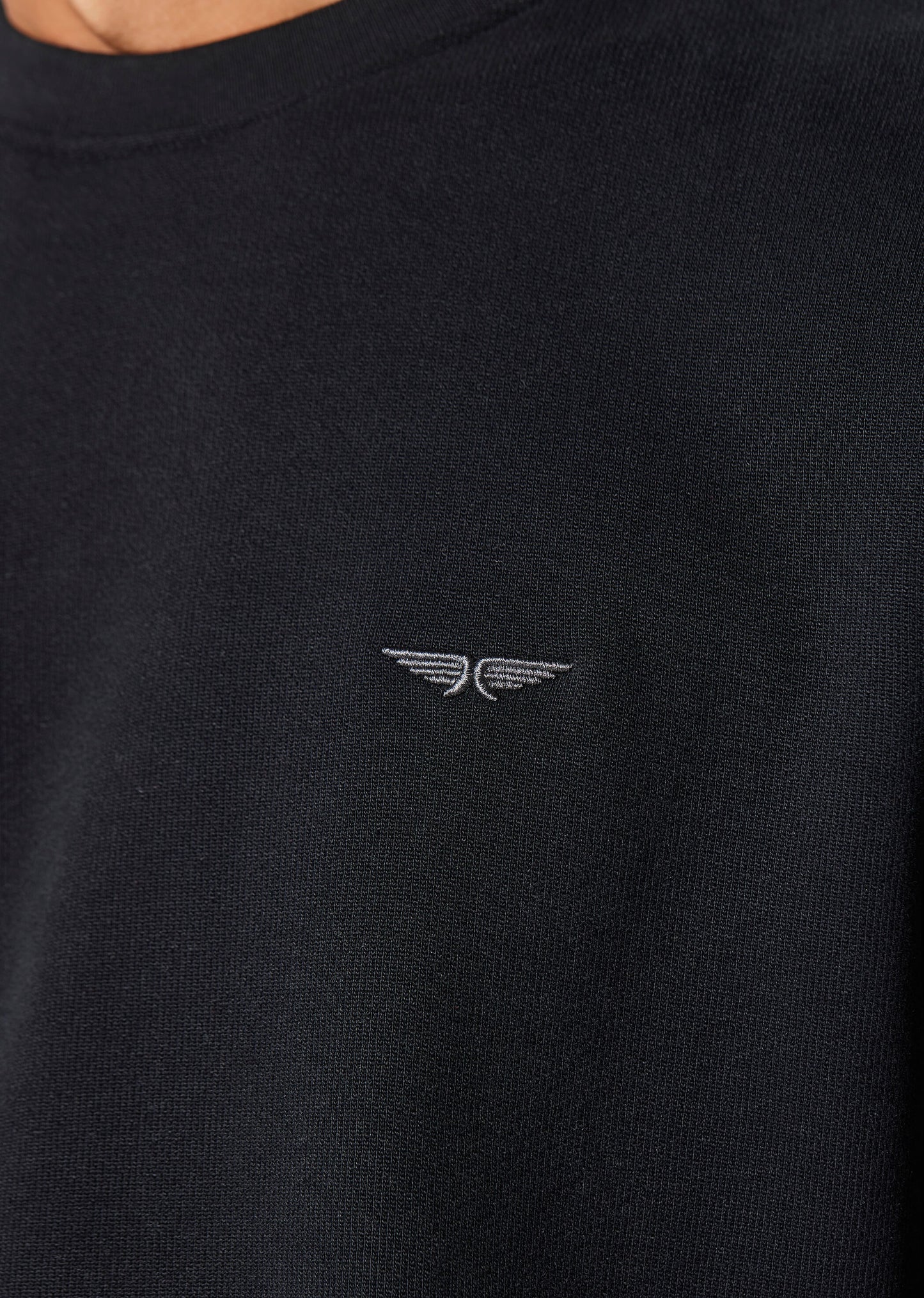 Swash Jet Black Sweatshirt