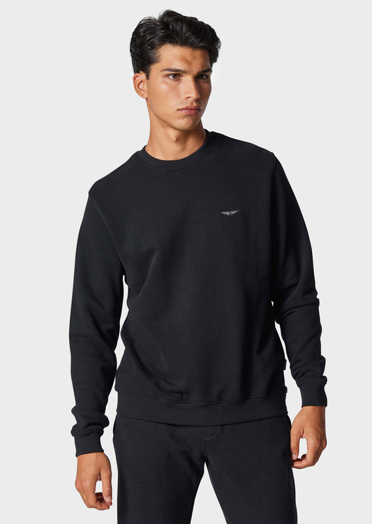 Swash Jet Black Sweatshirt